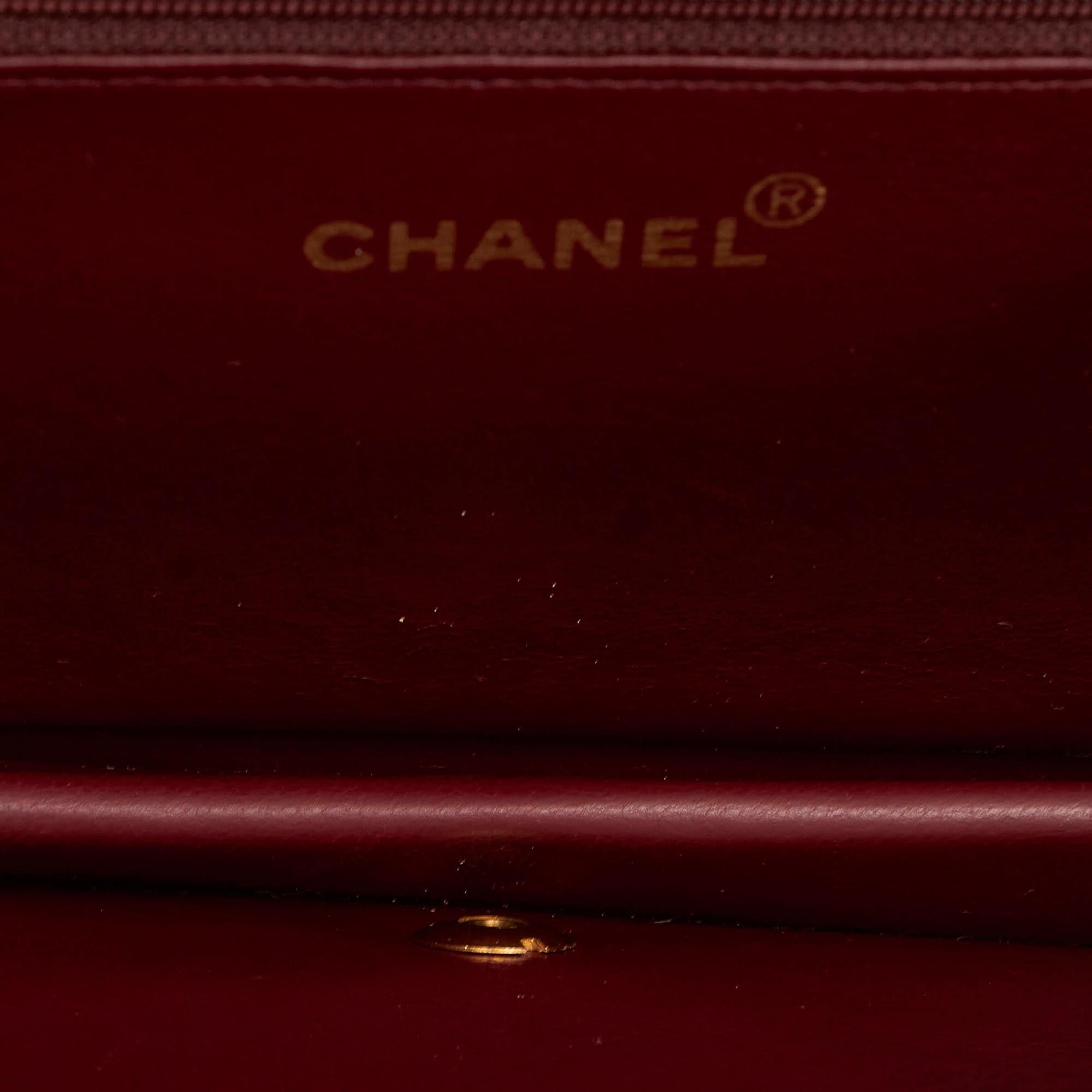 Chanel CC Timeless Lambskin Leather Crossbody Bag (SHG-35026)