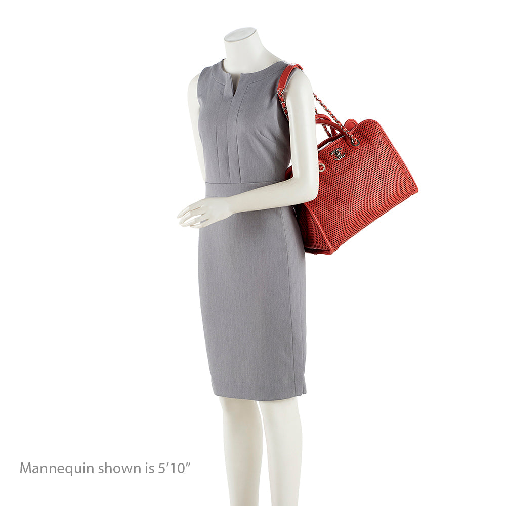 Chanel Perforated Calfskin Up In The Air Large Tote (SHF-16213)