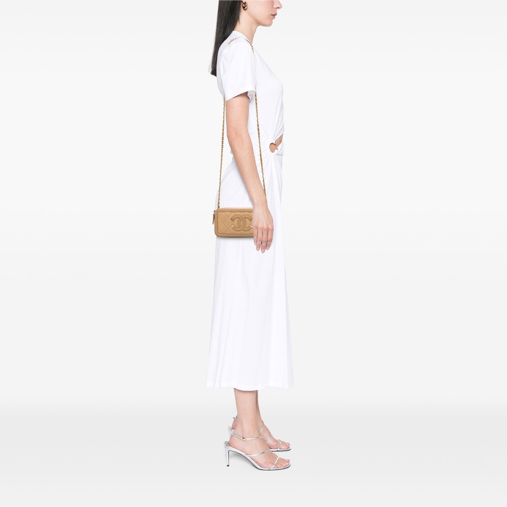 Chanel Caviar CC Filigree Crossbody