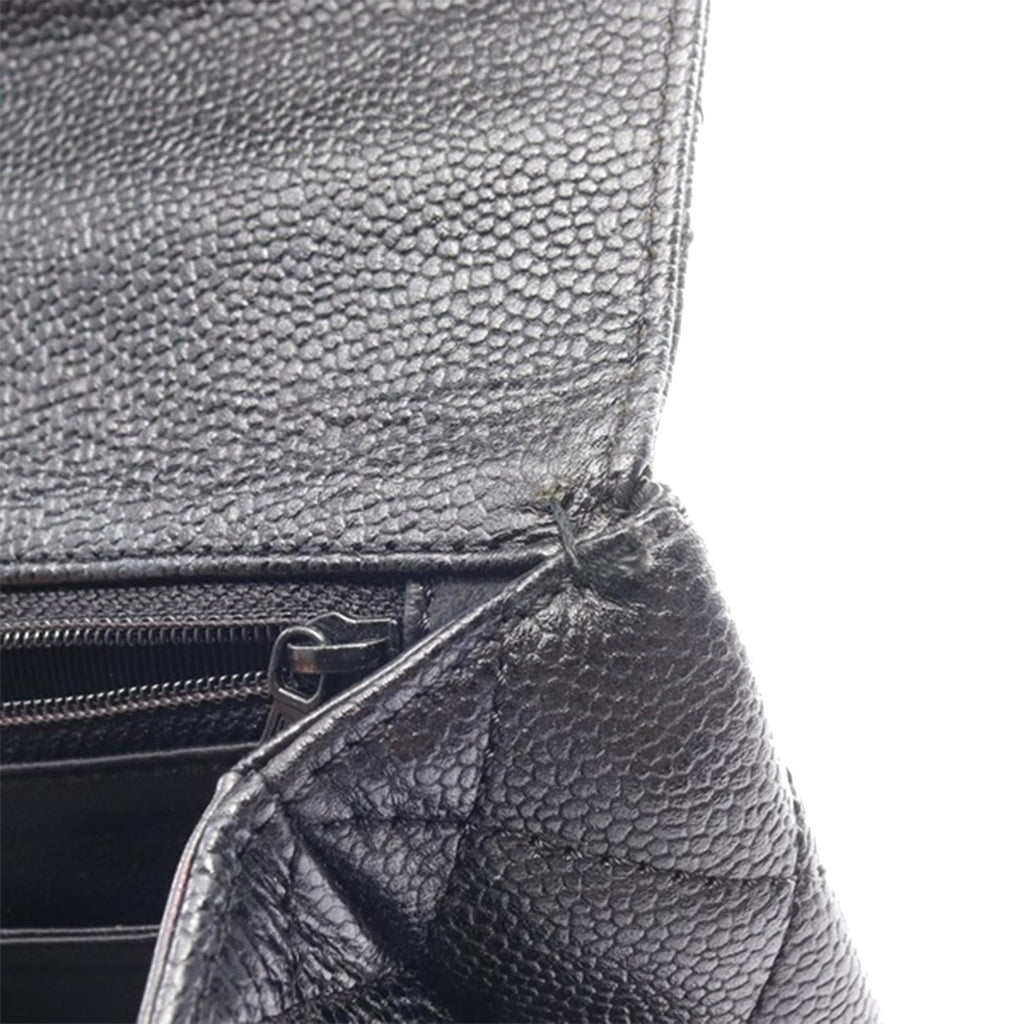 Chanel Caviar Kelly Top Handle Bag