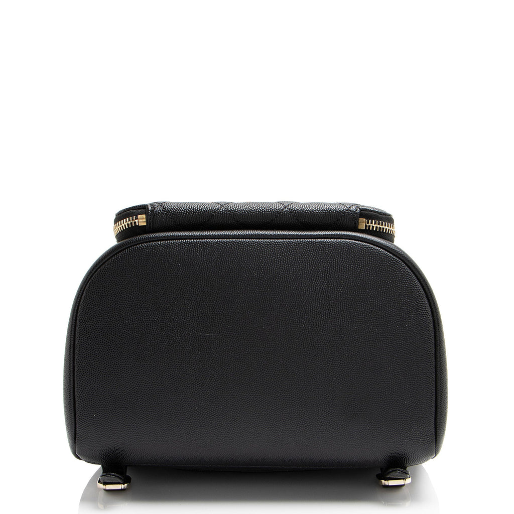 Chanel Caviar Leather Business Affinity Backpack (SHF-oTQxcP)