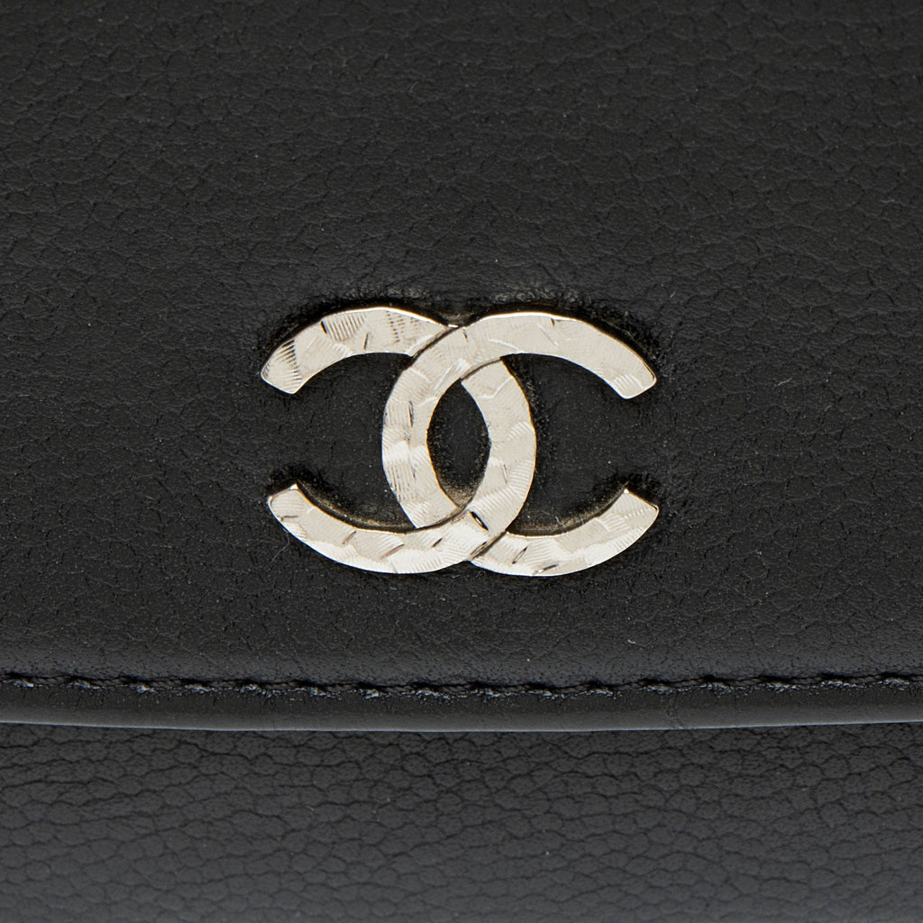 Chanel Caviar Leather CC Wallet on Chain