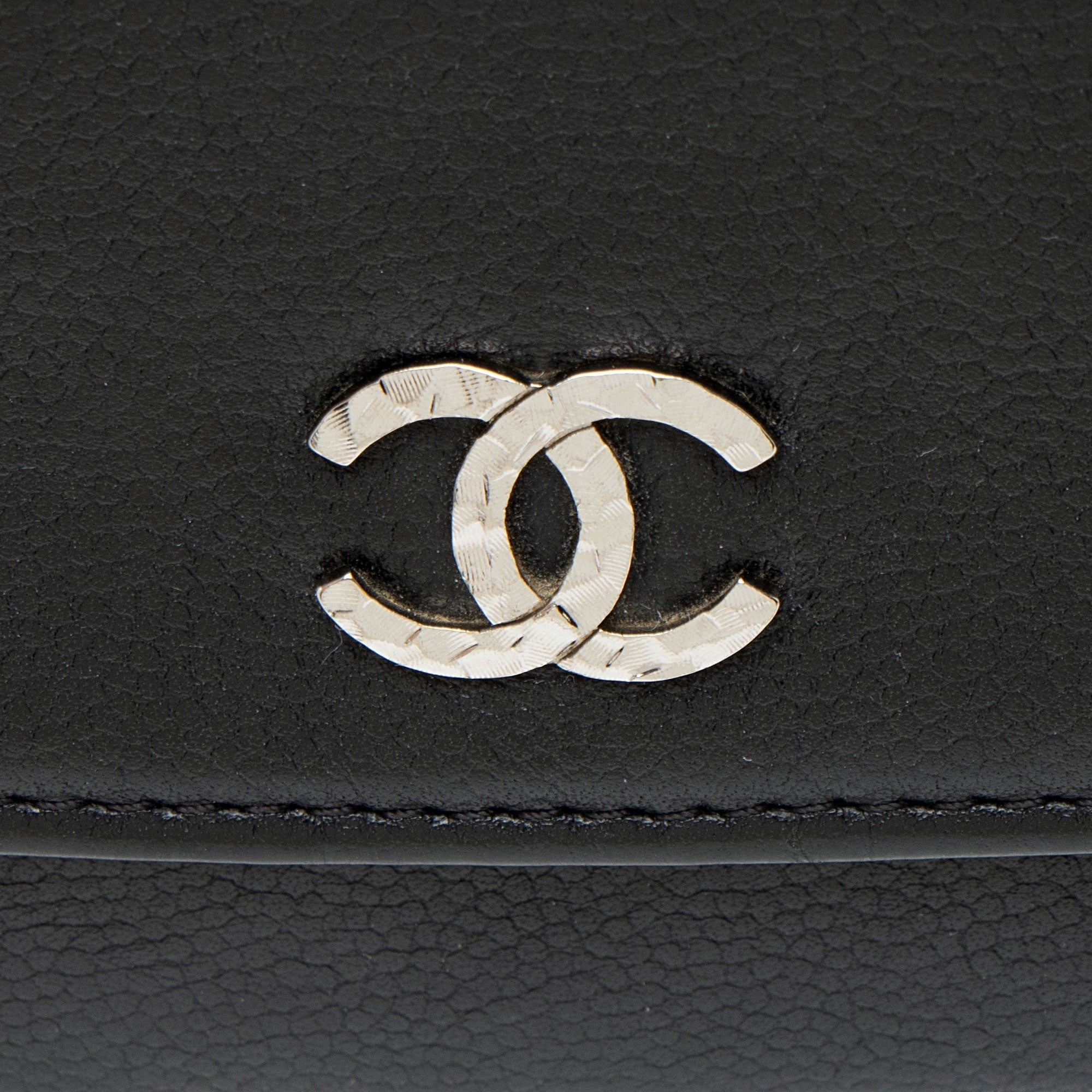 Chanel Caviar Leather CC Wallet on Chain