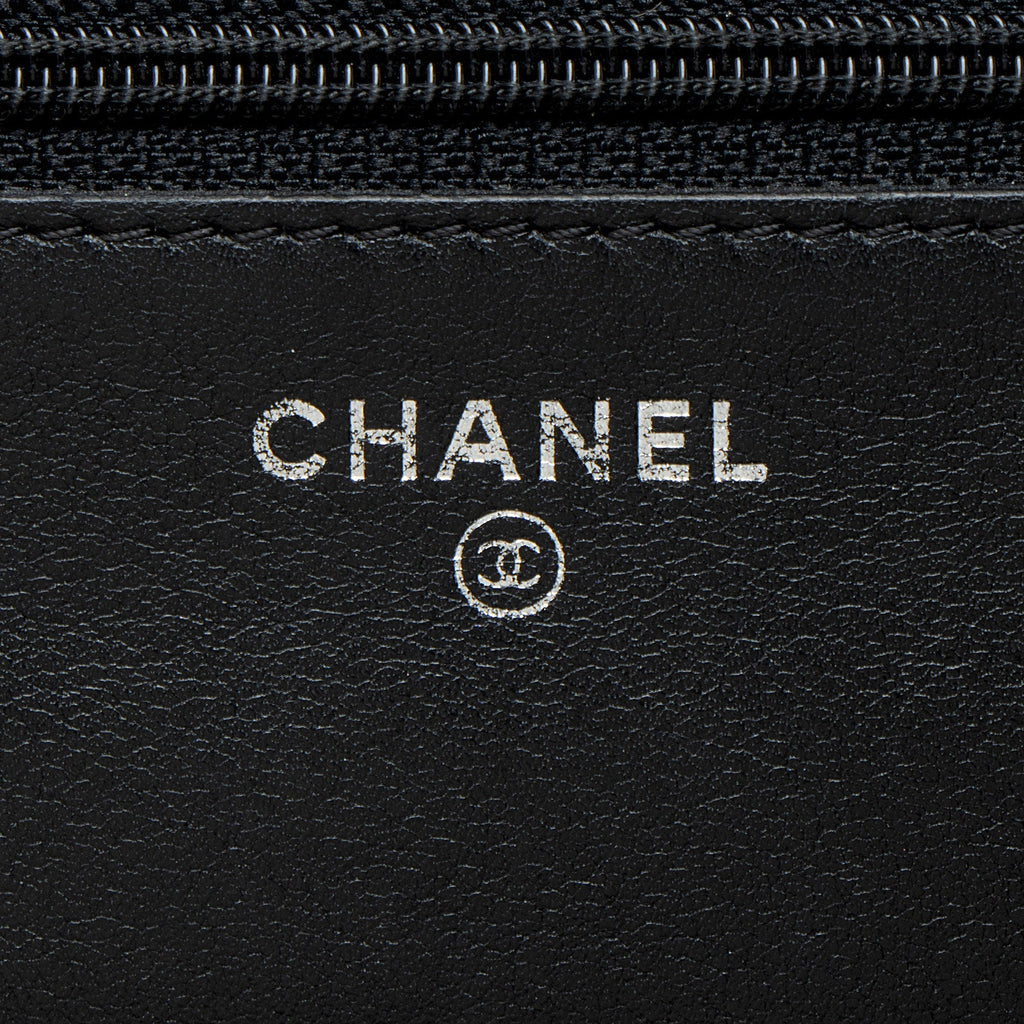Chanel Caviar Leather CC Wallet on Chain