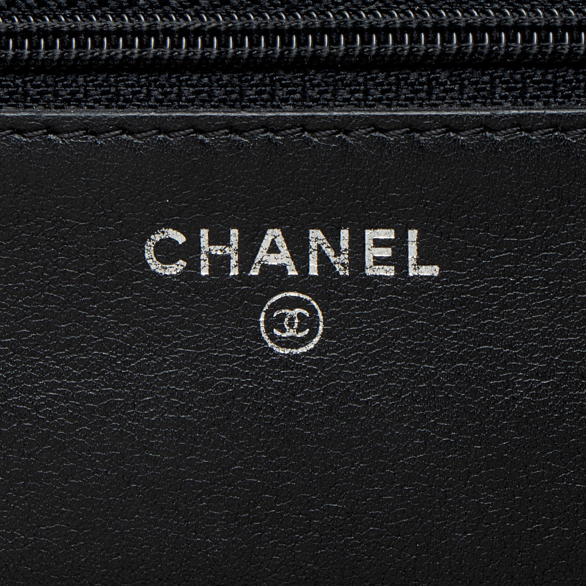 Chanel Caviar Leather CC Wallet on Chain