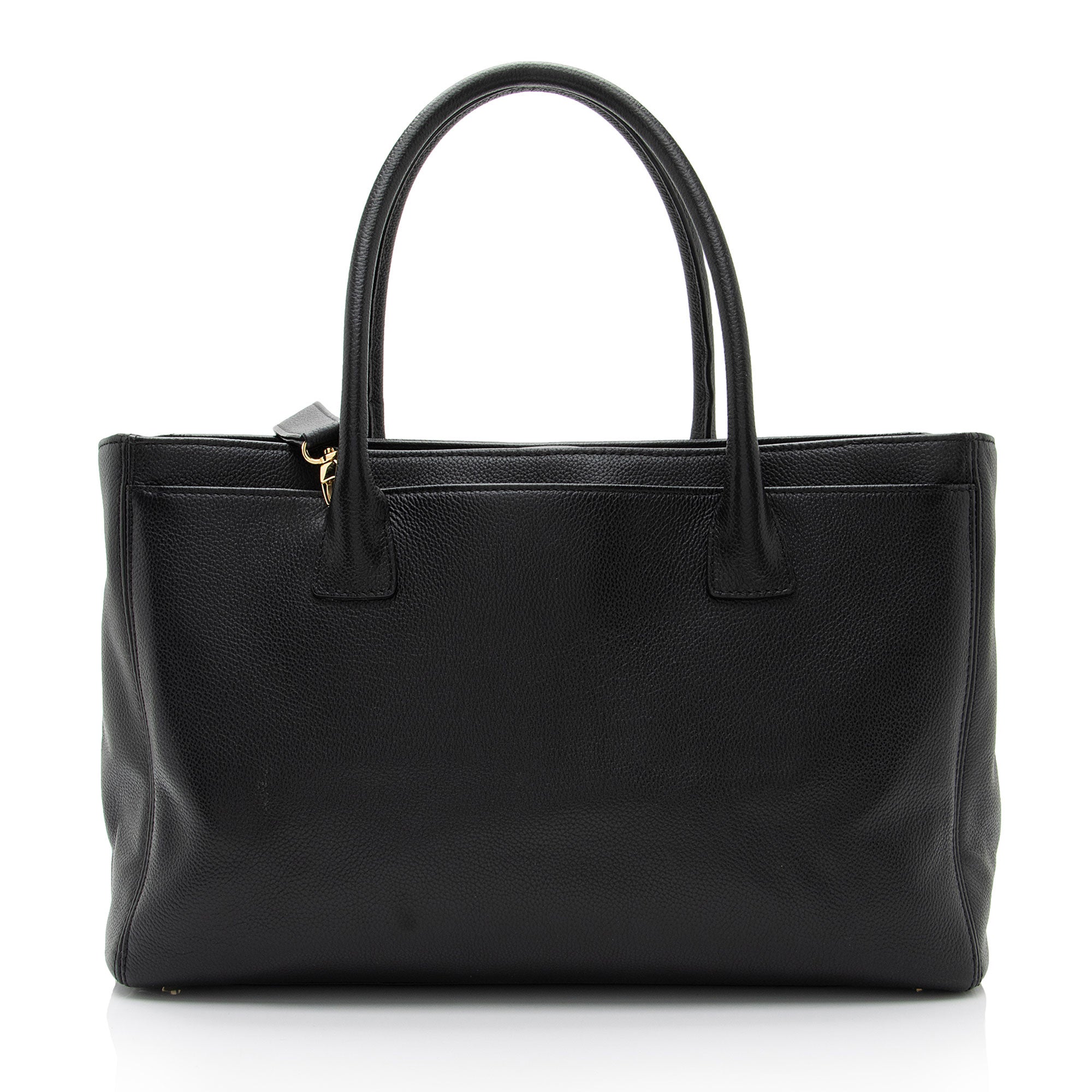 Chanel Caviar Leather Cerf Classic Executive Tote (SHF-vQMVxy)