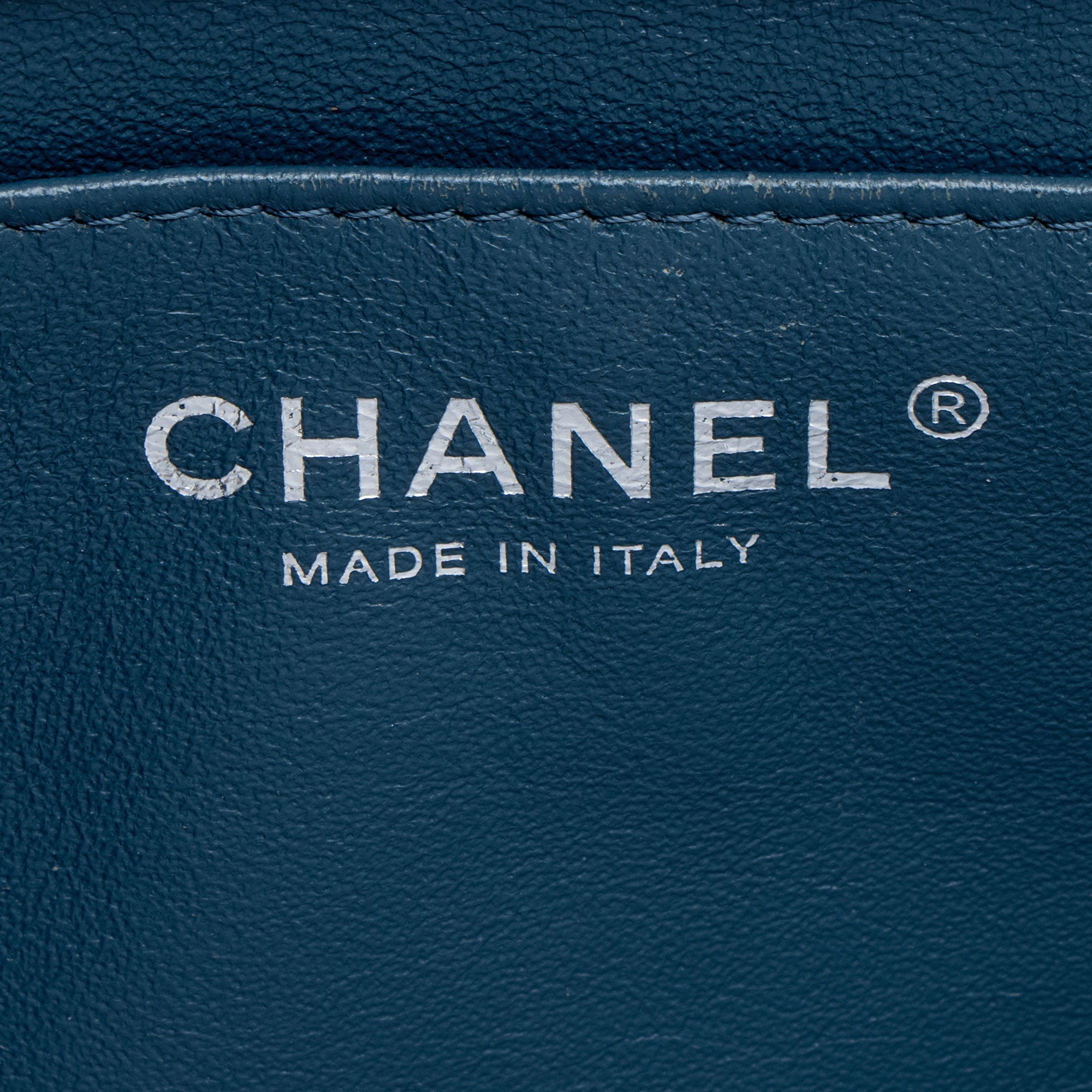 Chanel Caviar Leather Chain Flap Clutch