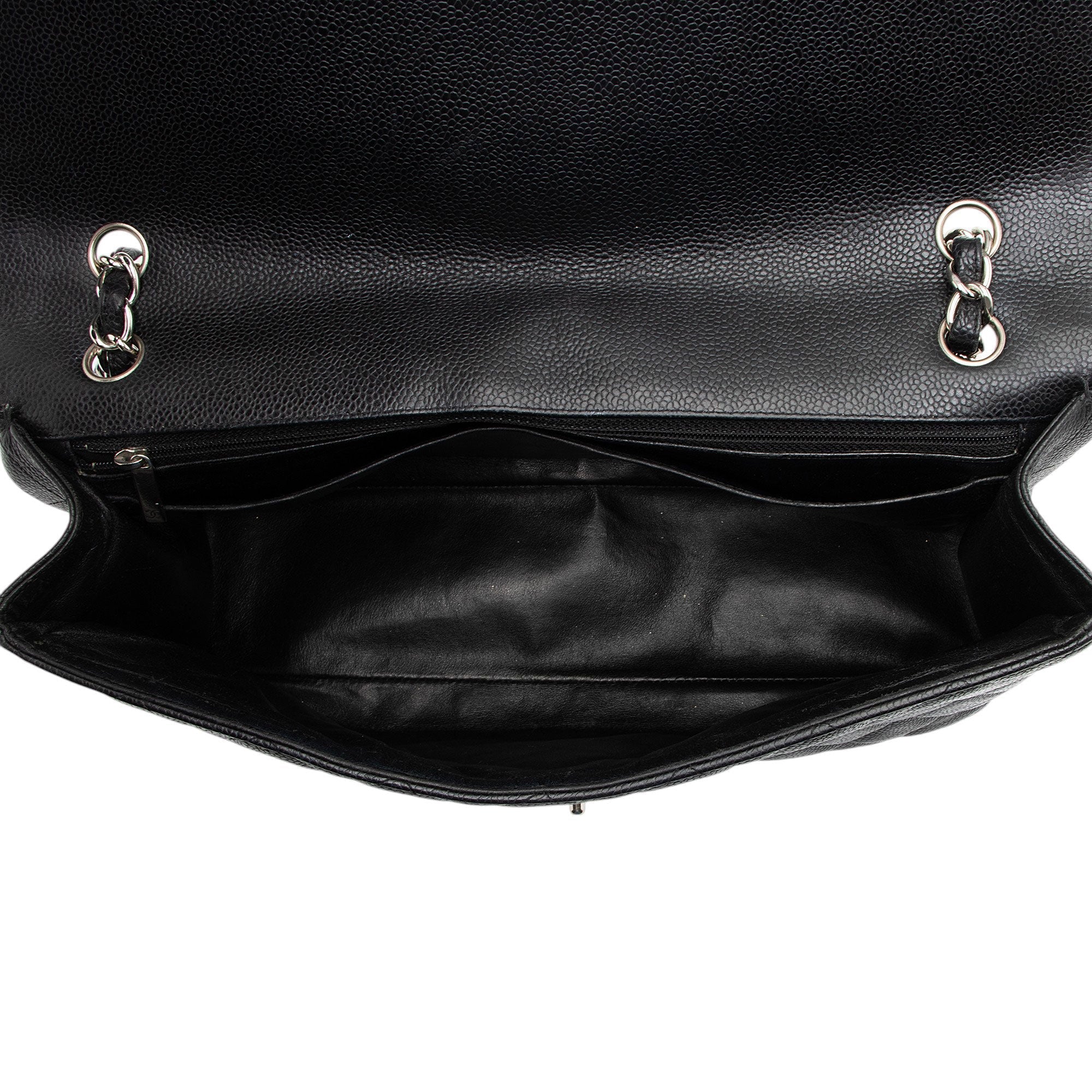 Chanel Caviar Leather Classic Maxi Single Flap Bag