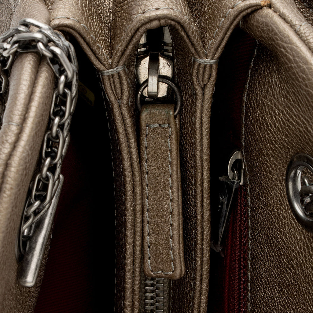 Chanel Caviar Leather Just Mademoiselle Bowler Bag