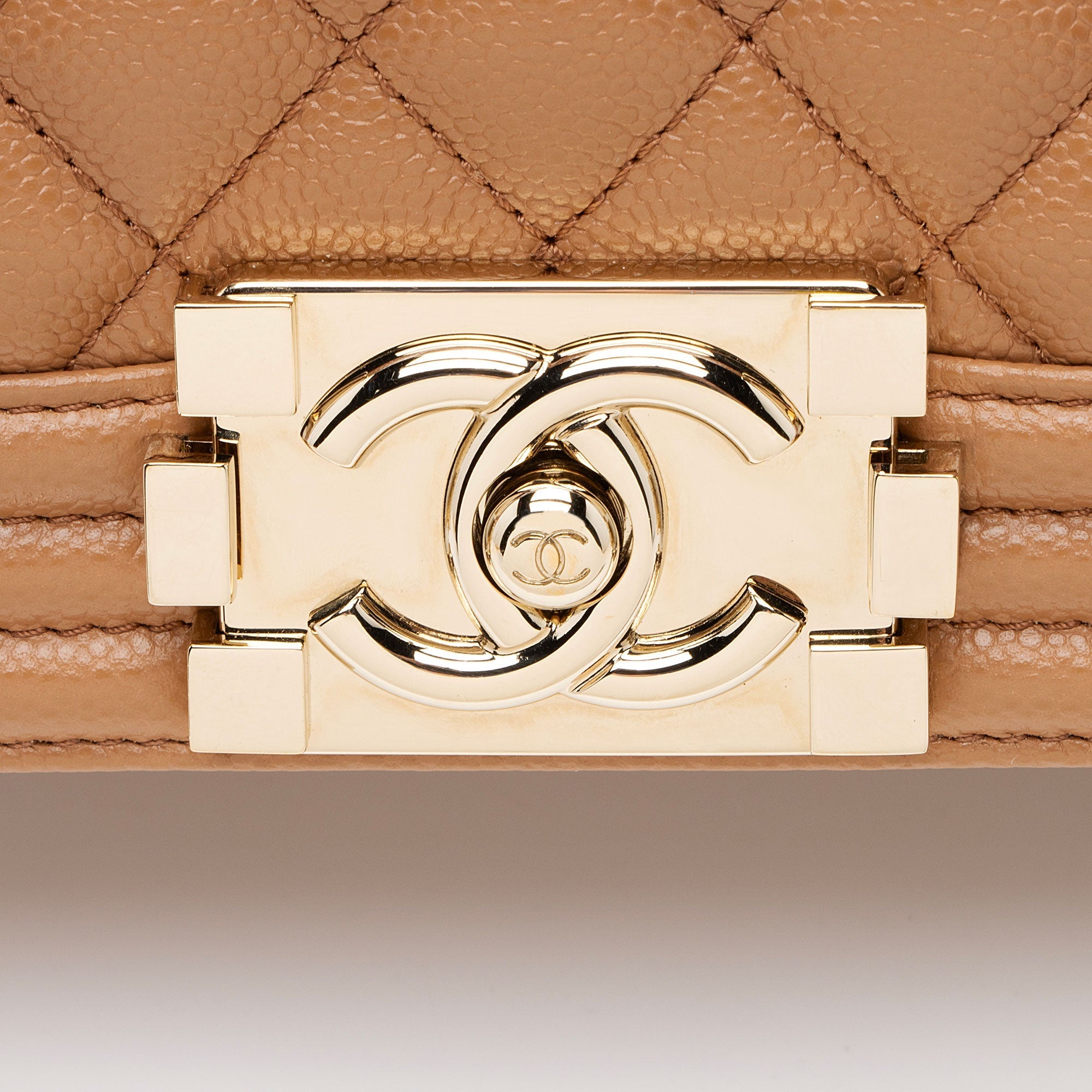 Chanel Caviar Leather Old Medium Boy Bag