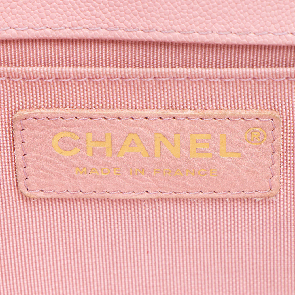 Chanel Caviar Leather Old Medium Boy Bag
