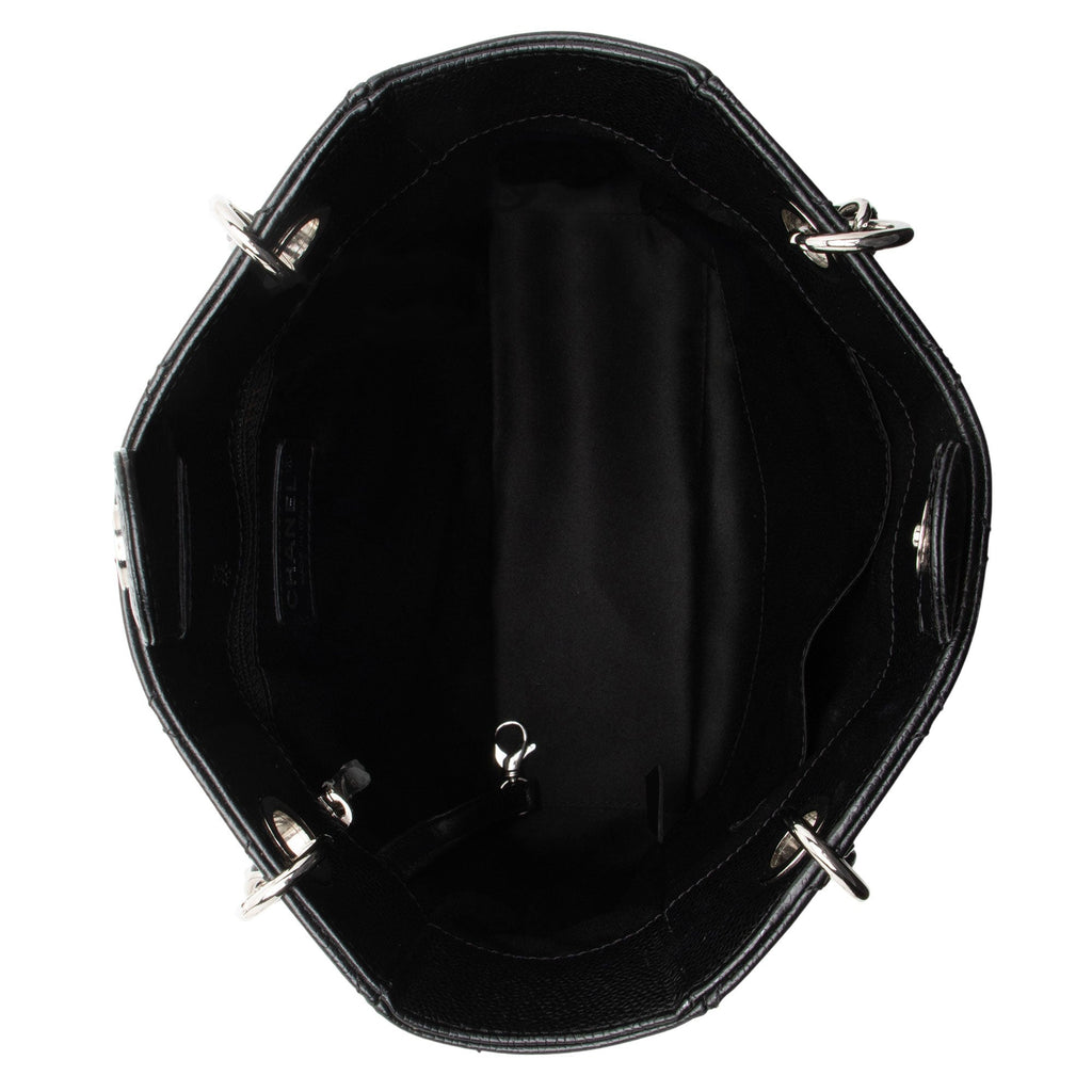 Chanel Caviar Leather Petite Shopping Tote