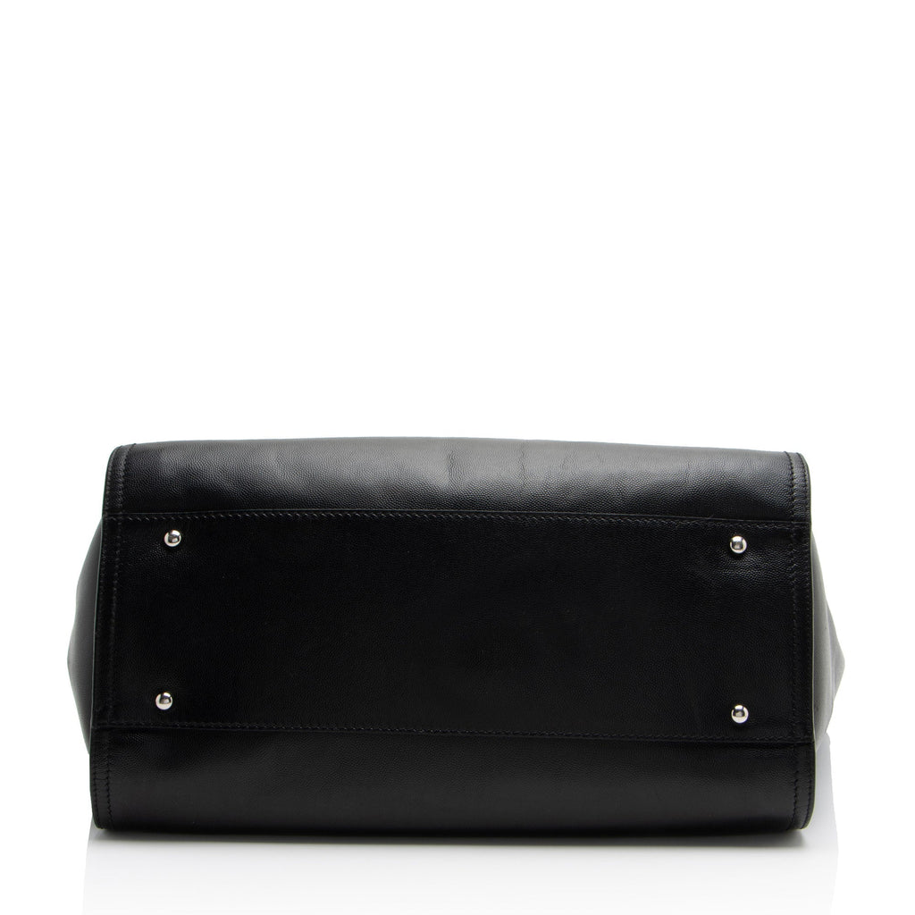 Chanel Caviar Leather Studded Deauville Large Tote