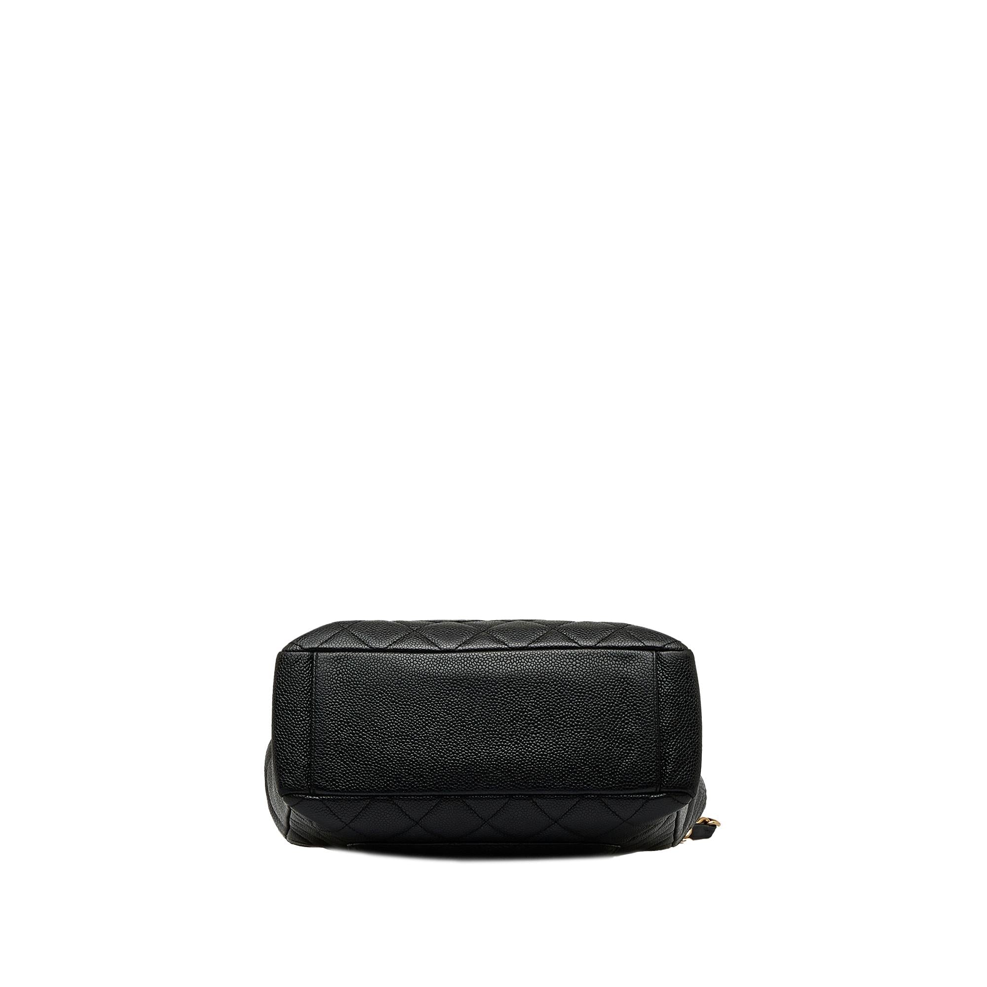 Chanel Caviar Petite Shopping Tote (SHG-ivSuzo)