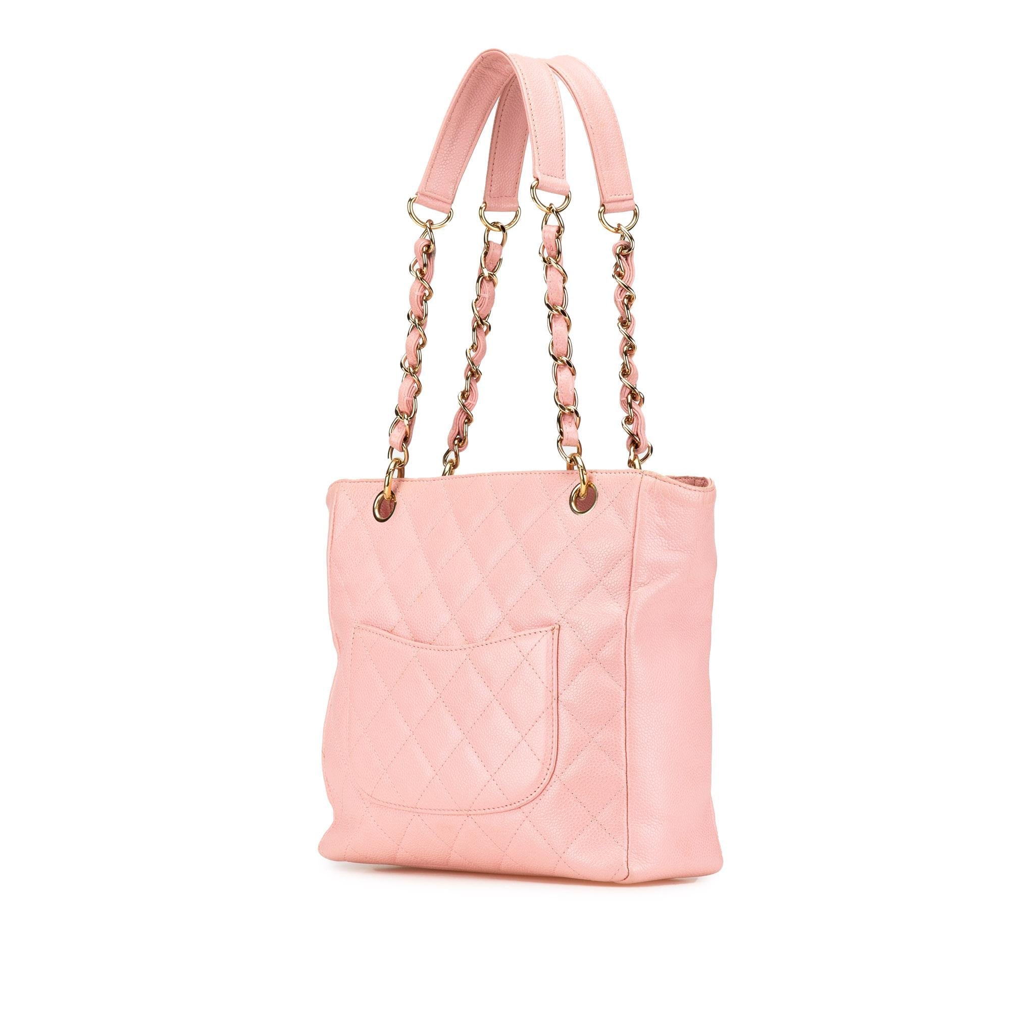 Chanel Caviar Petite Shopping Tote