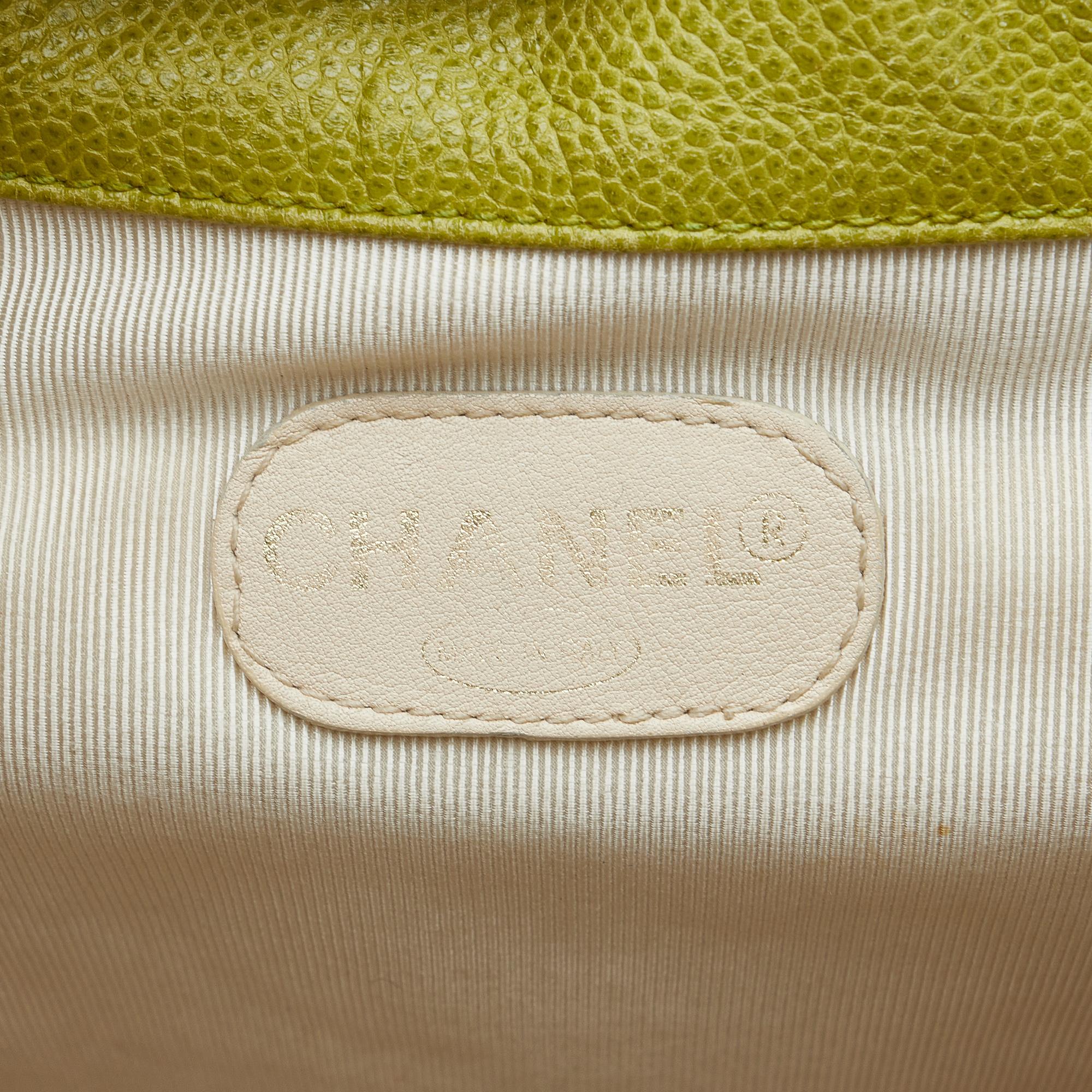 Chanel Caviar Triple CC Backpack (SHG-vH5tMw)