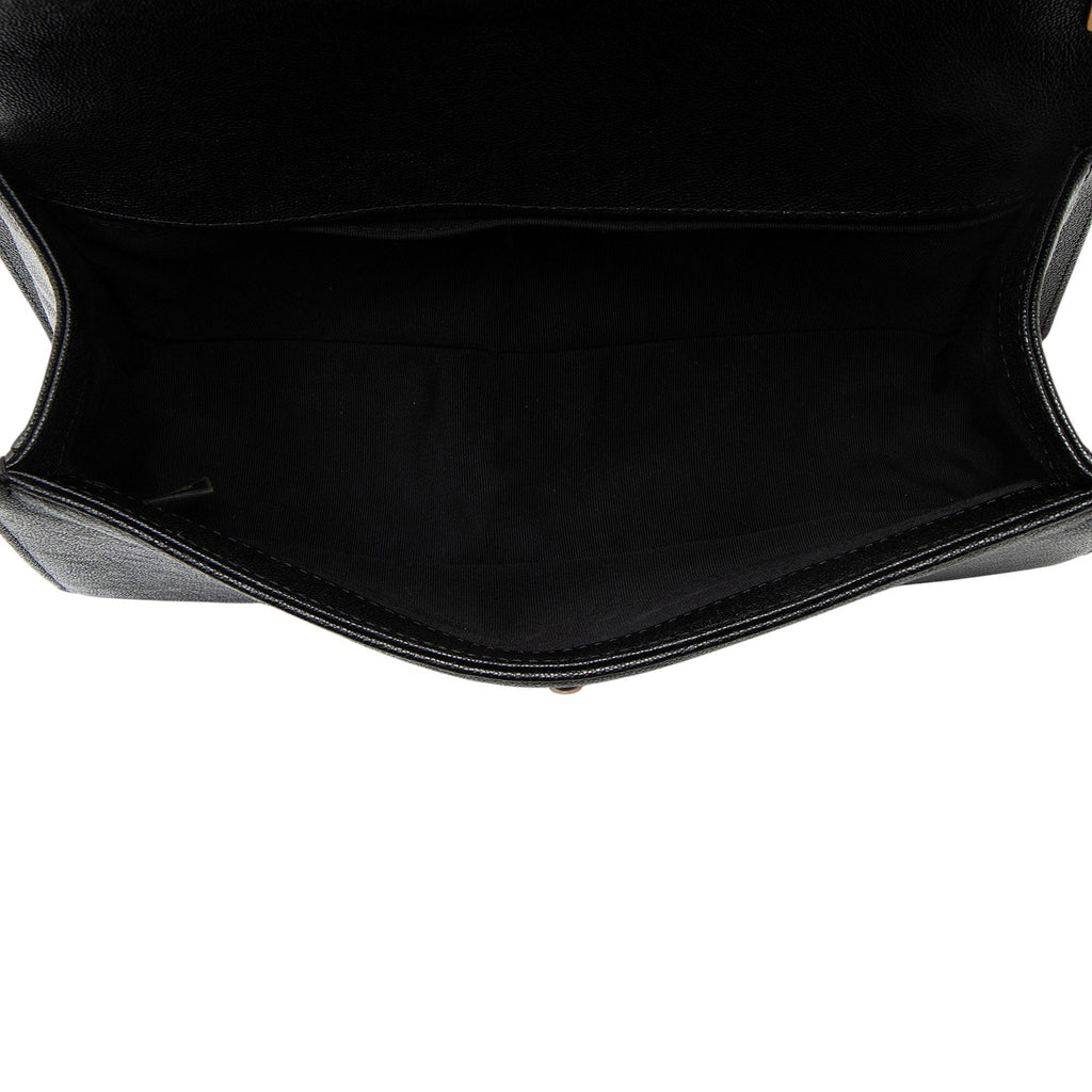 Chanel Chevron Caviar Leather Old Medium Boy Bag