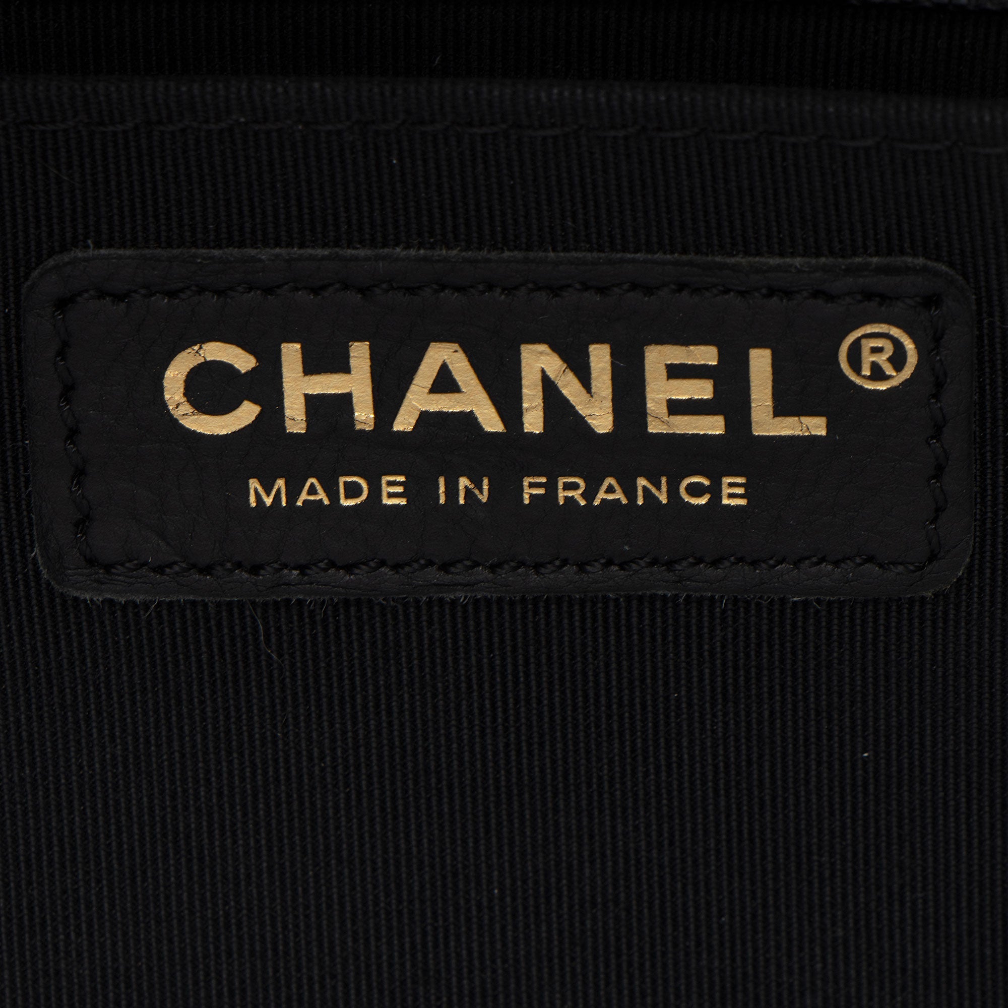 Chanel Chevron Caviar Leather Old Medium Boy Bag