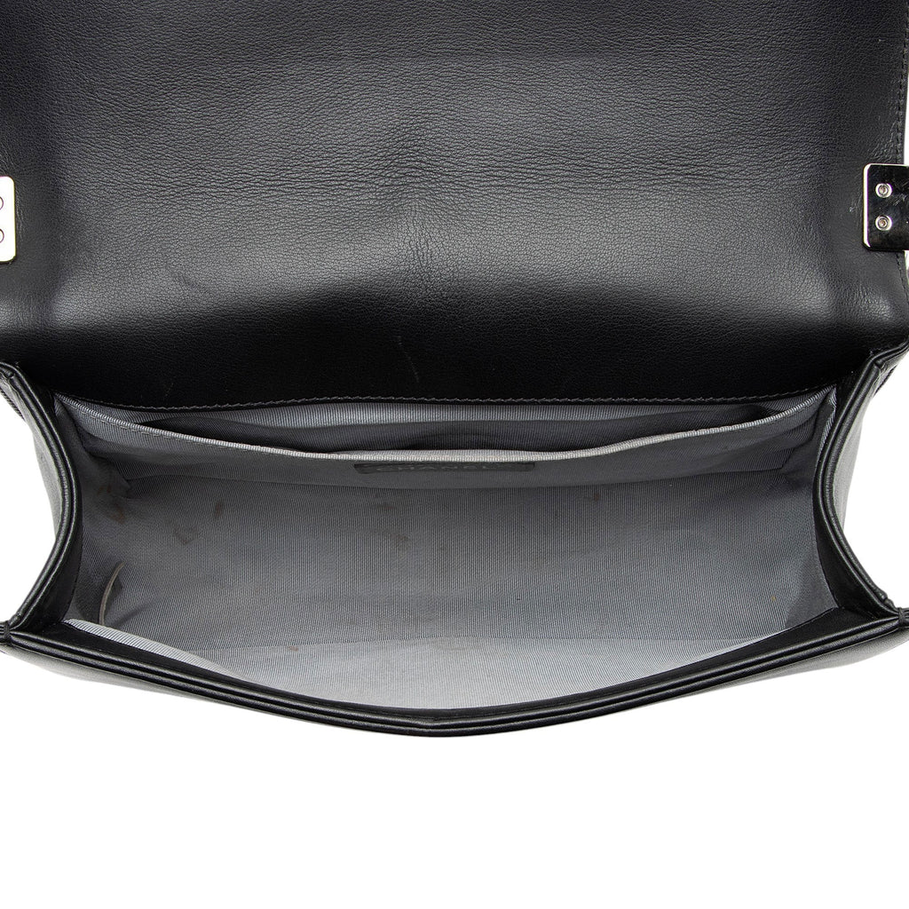 Chanel Chevron Lambskin Old Medium Boy Bag