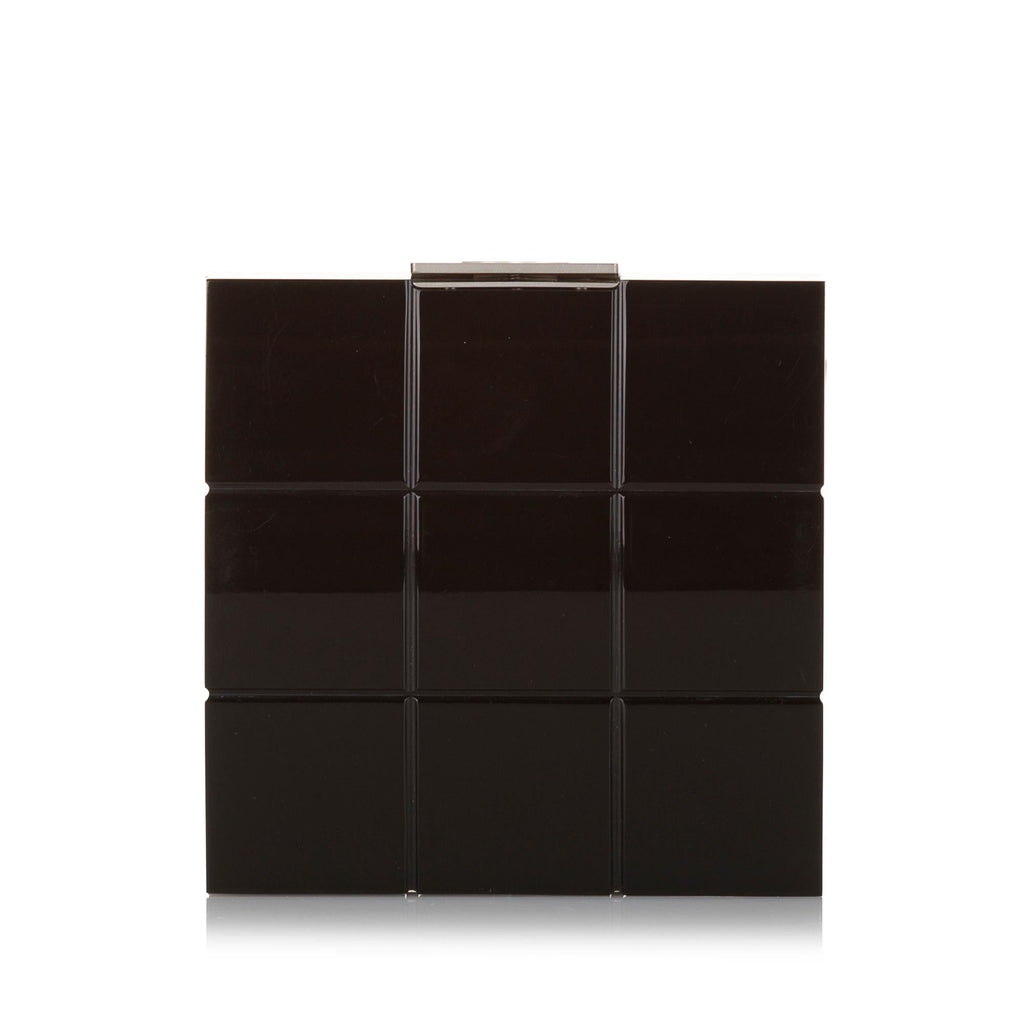Chanel Choco Bar Lucite Perspex Clutch