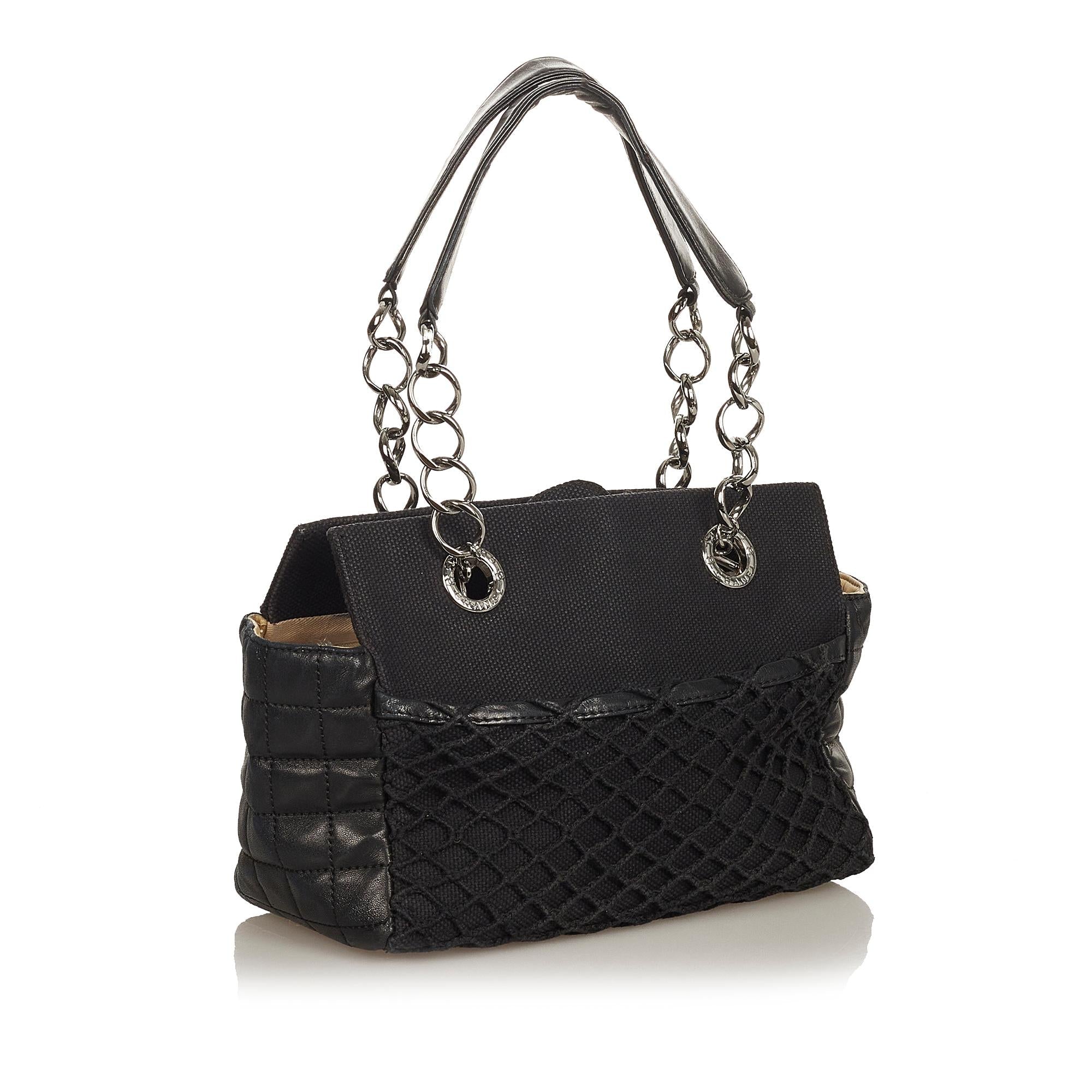 Chanel Choco Bar Mesh Handbag (SHG-26185)