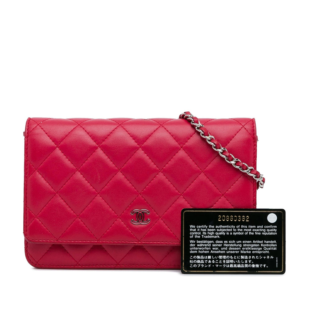 Chanel Classic Lambskin Wallet on Chain