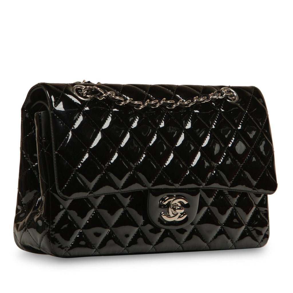 Chanel Classic Flap Bag - Medium - Patent Black