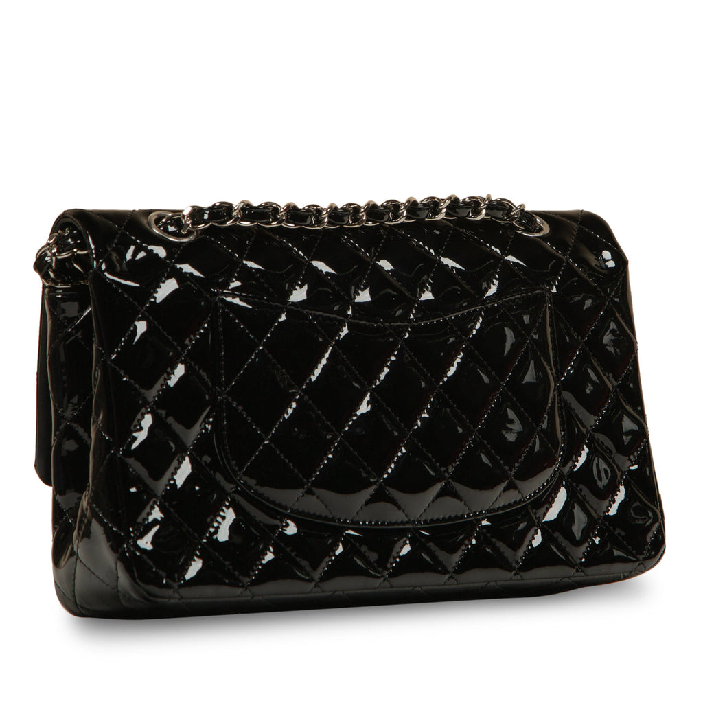 Chanel Classic Flap Bag - Medium - Patent Black