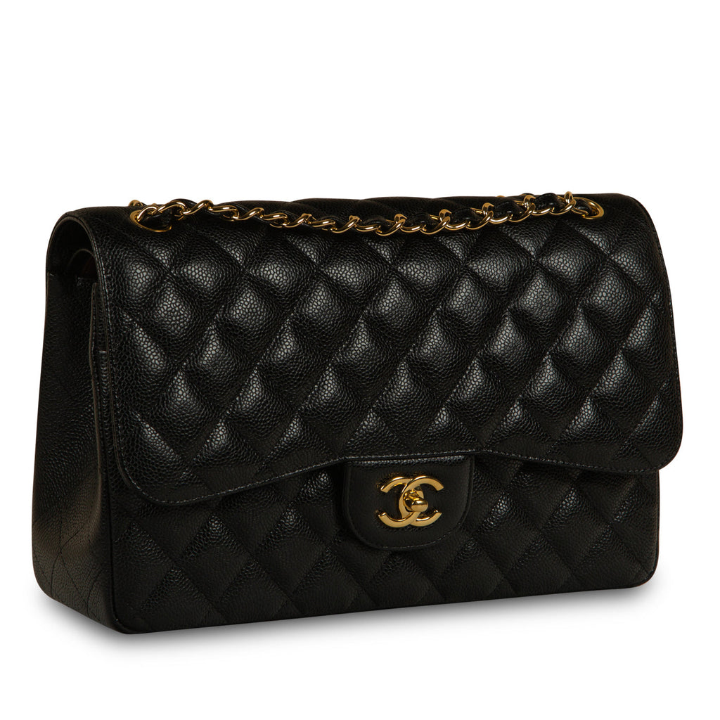 Chanel Classic Flap Bag - Jumbo - Caviar