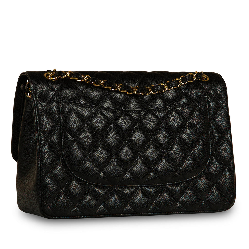 Chanel Classic Flap Bag - Jumbo - Caviar