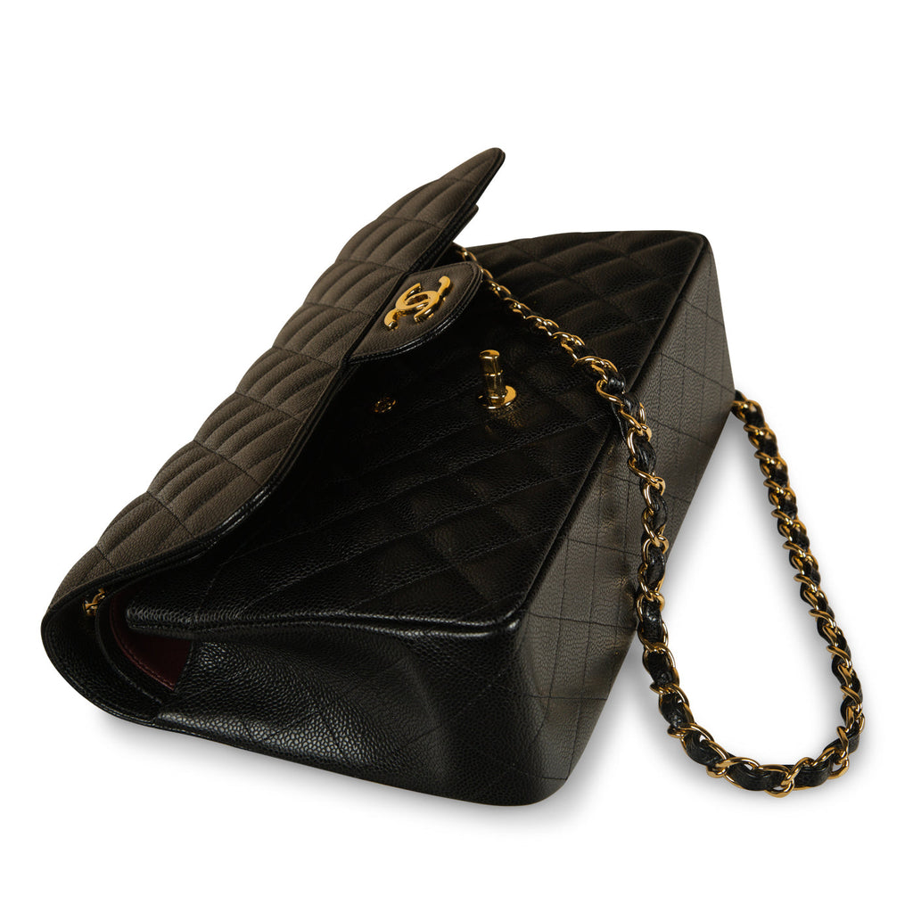 Chanel Classic Flap Bag - Jumbo - Caviar