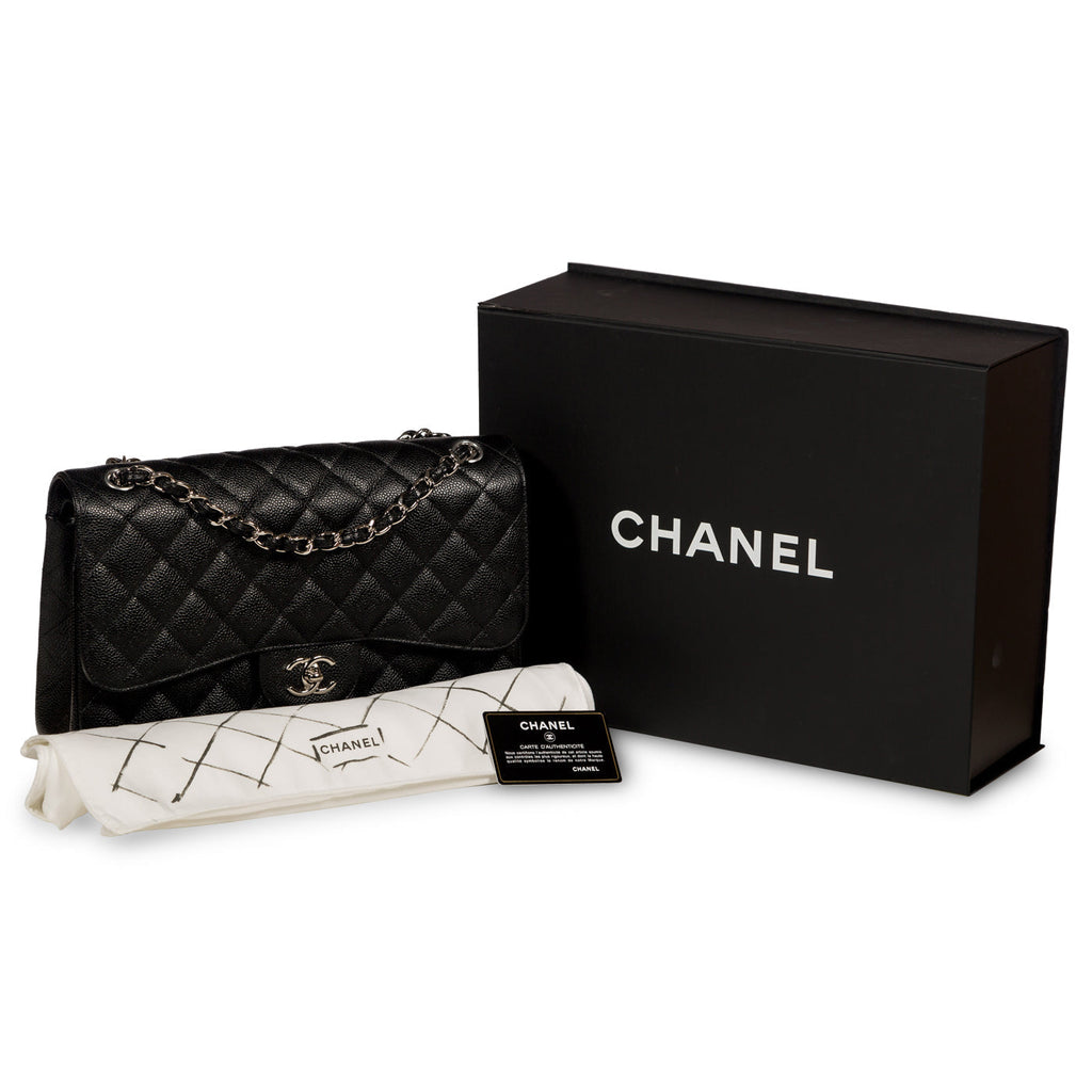 Chanel Classic Flap Bag - Jumbo - SHW