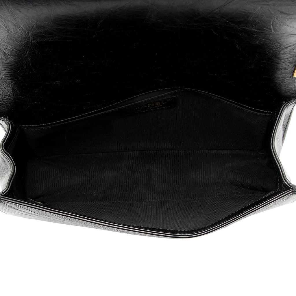 Chanel Crumpled Calfskin Old Medium Boy Bag