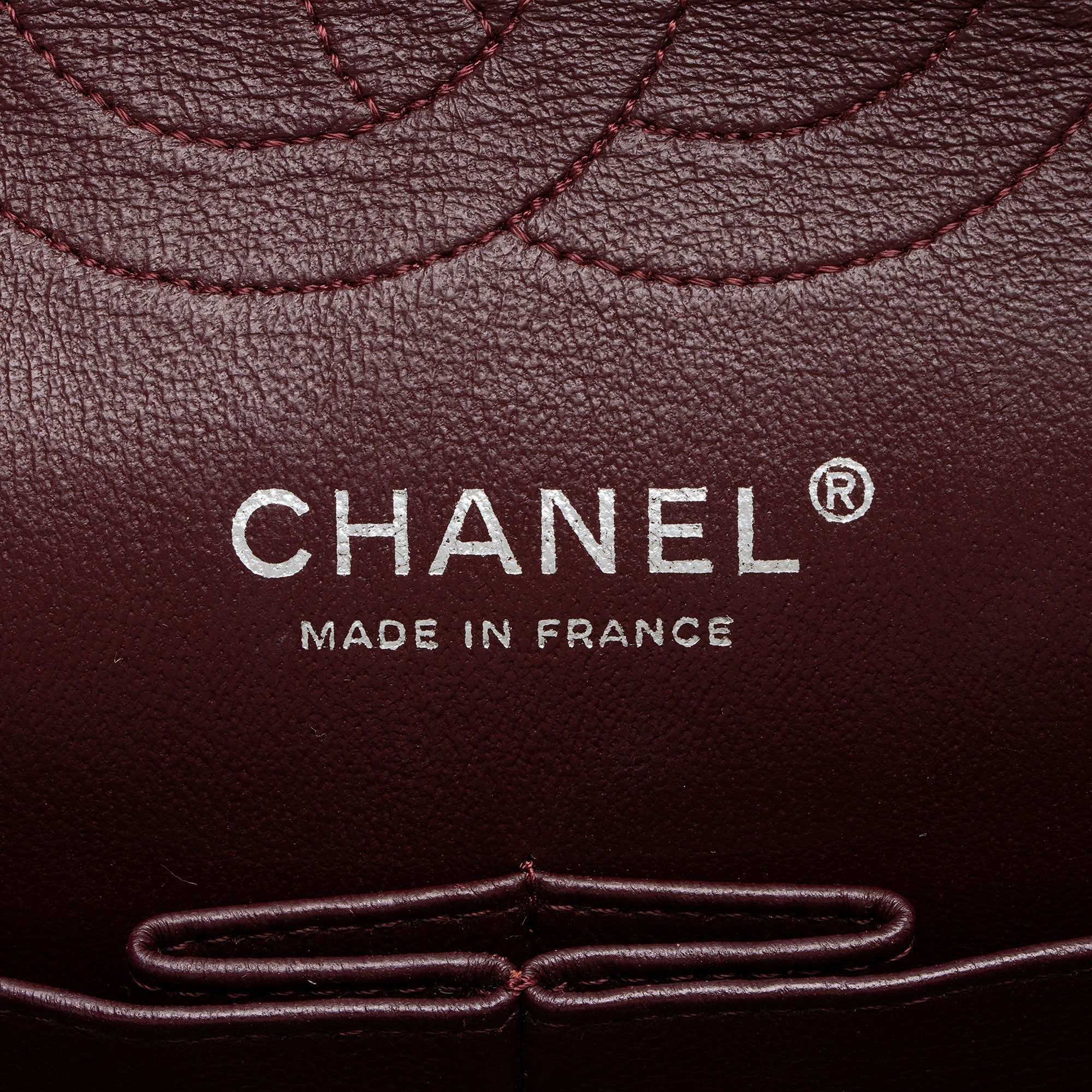 Chanel Crumpled Patent Leather Classic Medium Double Flap Bag