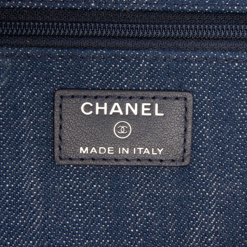 Chanel Denim and Velvet Wallet On Chain