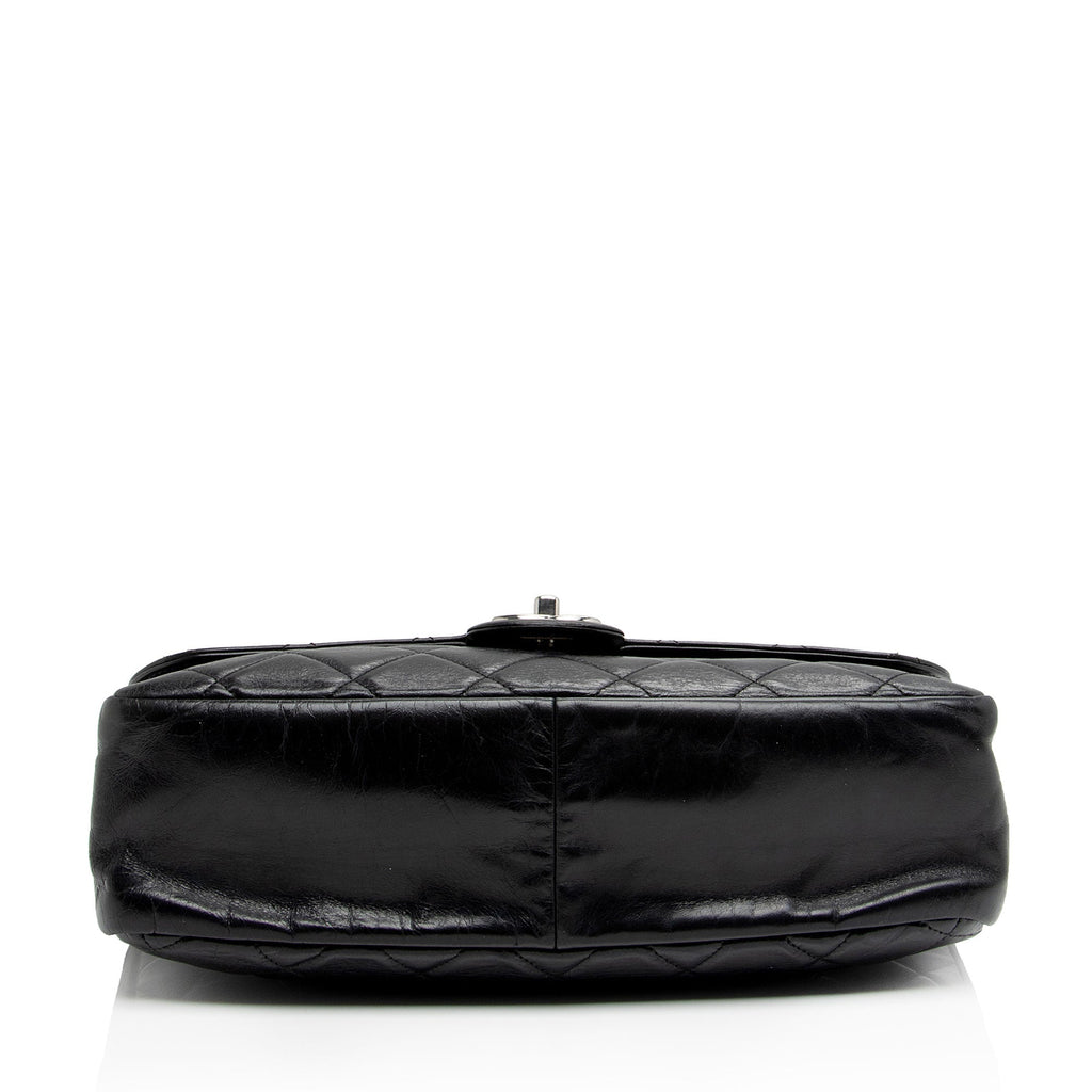 Chanel Glazed Calfskin CC Delivery Small Shopping Tote (SHF-AR0t7R)