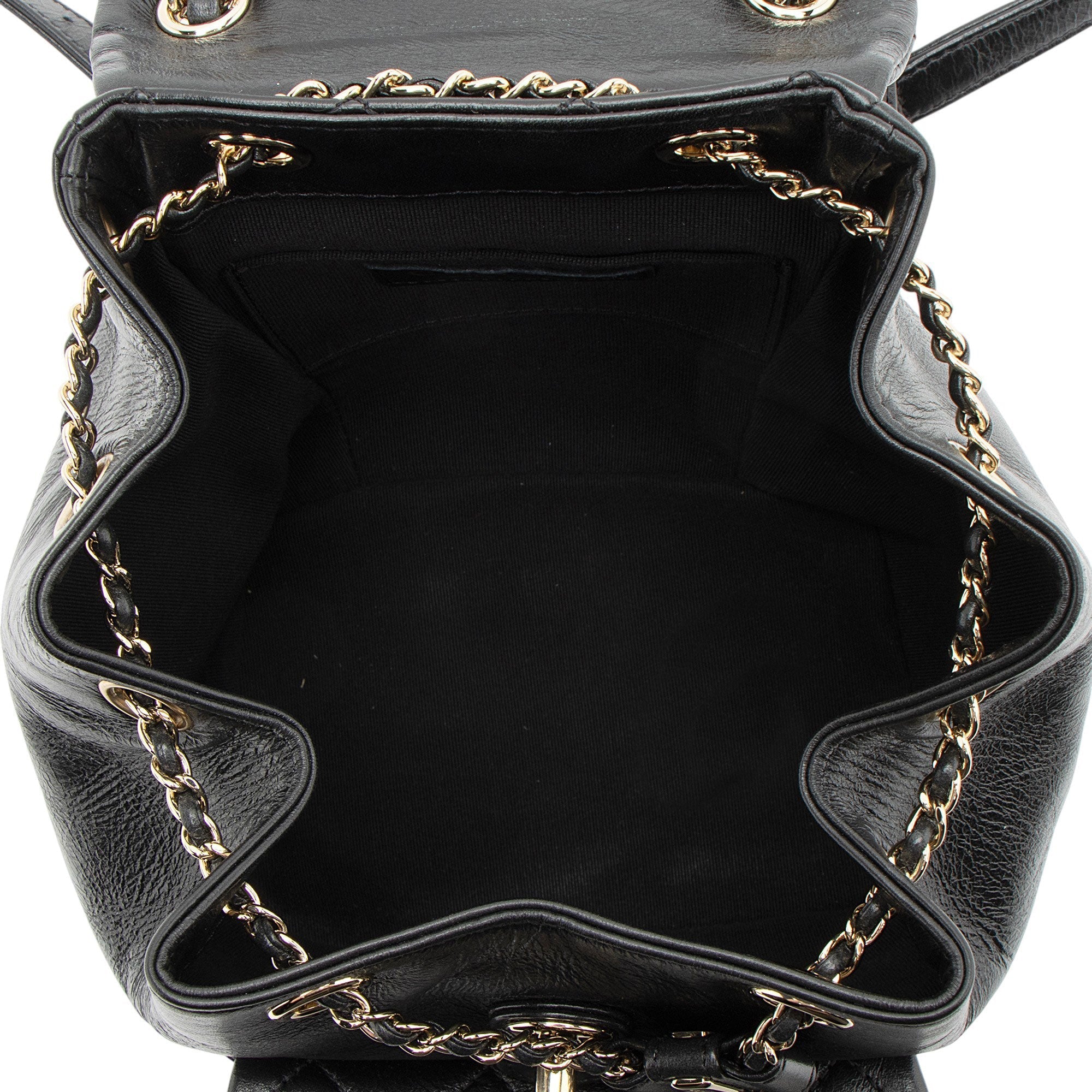Chanel Glazed Calfskin Duma Small Backpack
