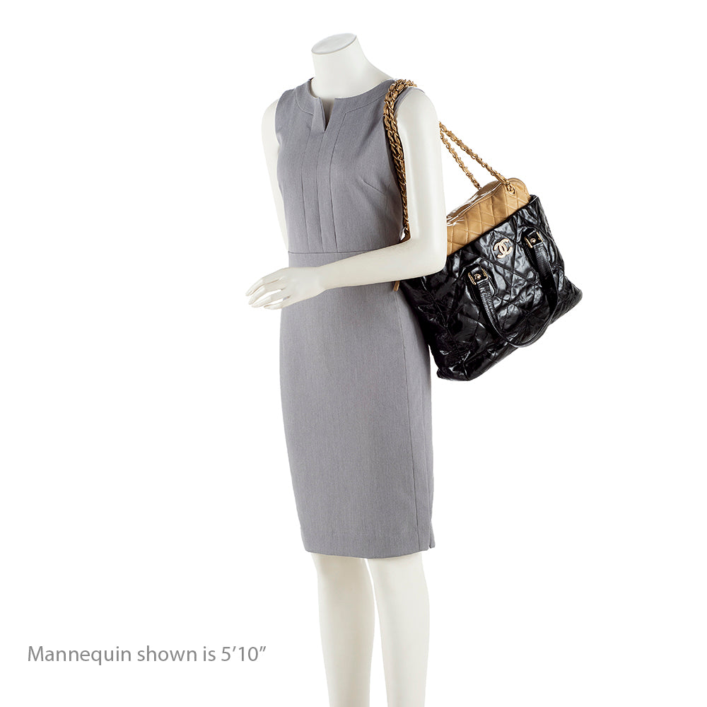 Chanel Glazed Calfskin Portobello Large Tote - FINAL SALE (SHF-16186)