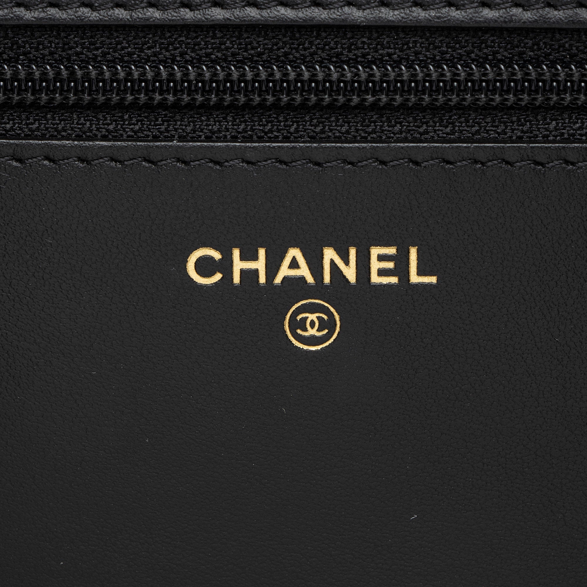 Chanel Caviar Leather Boy Wallet on Chain