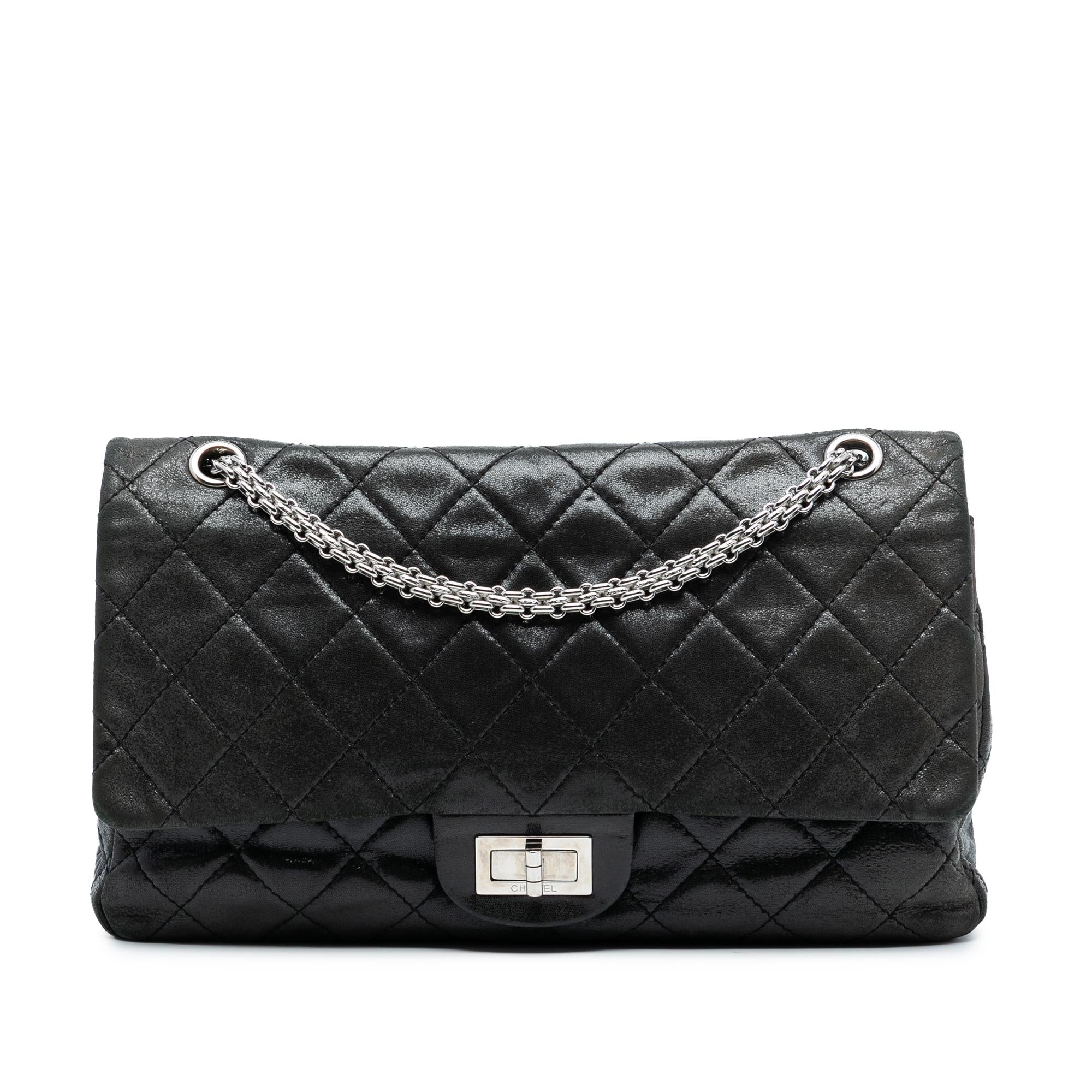 Chanel Iridescent Quilted Lambskin Reissue 2.55 Double Flap 227