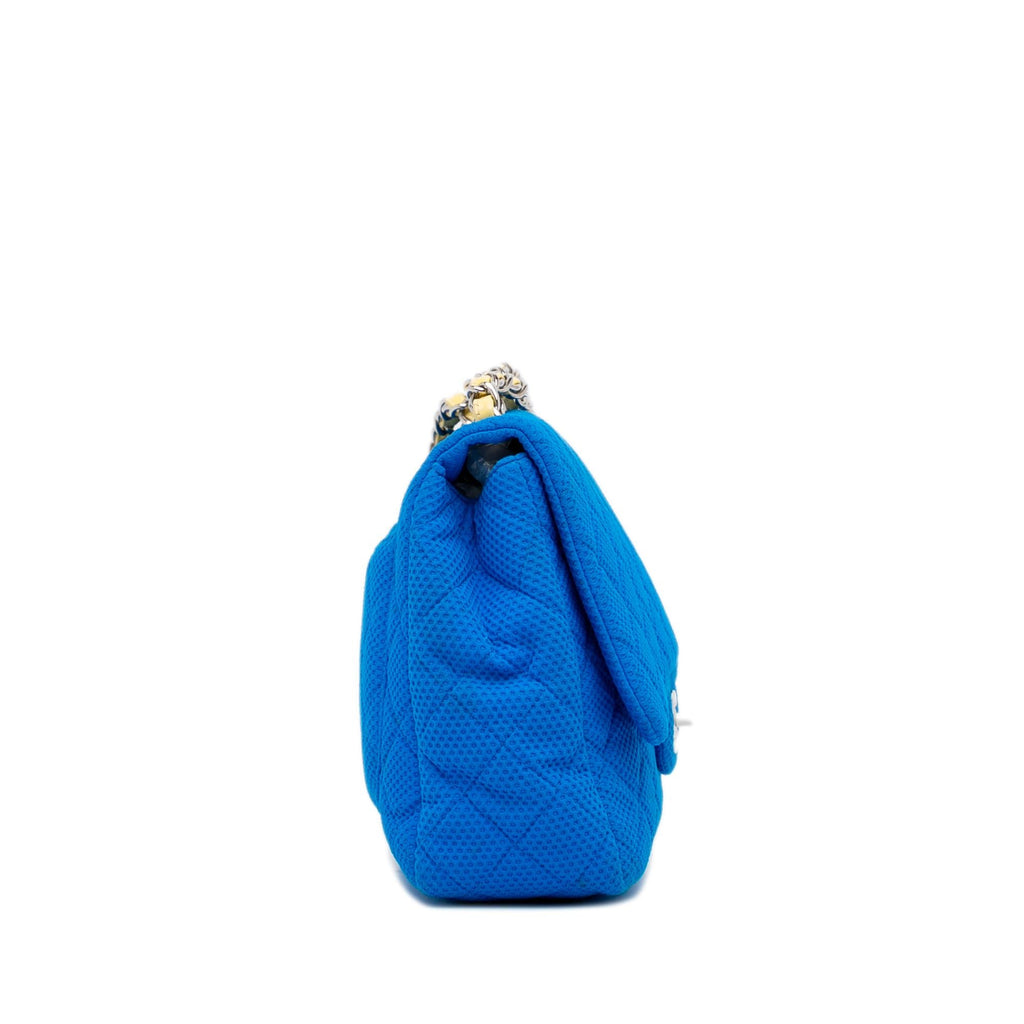 Chanel Jumbo Classic Jersey Single Flap (SHG-vOf3cS)