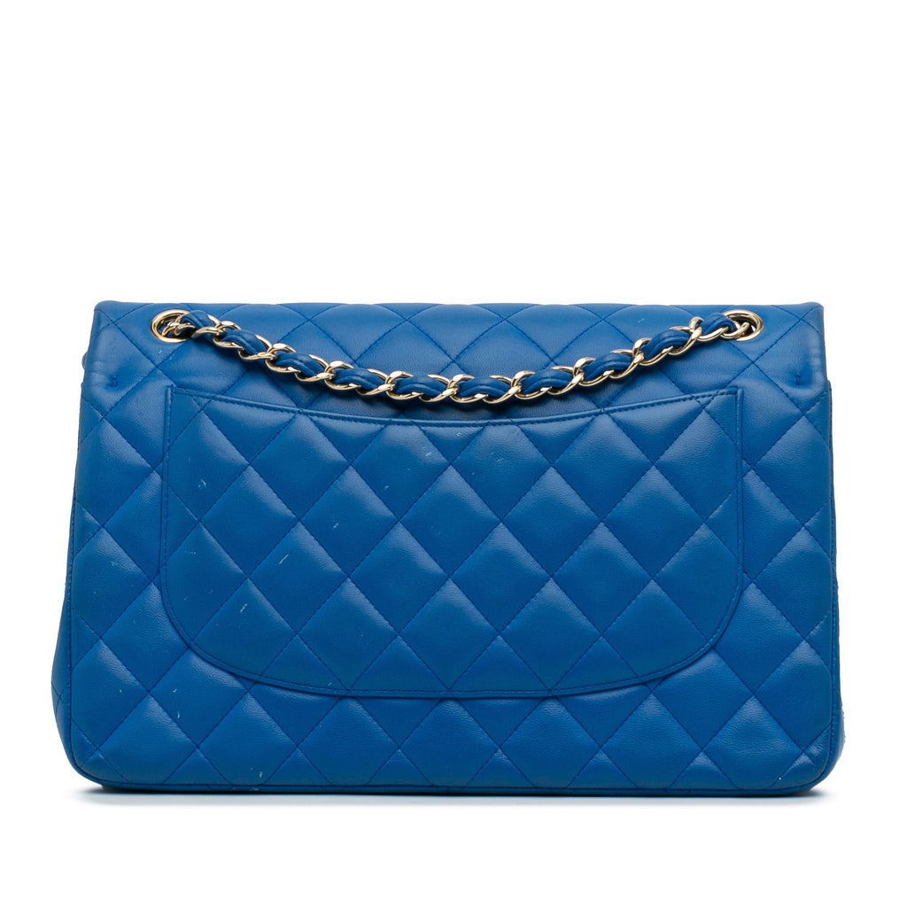Chanel Jumbo Classic Lambskin Double Flap (SHG-wlc4yE)