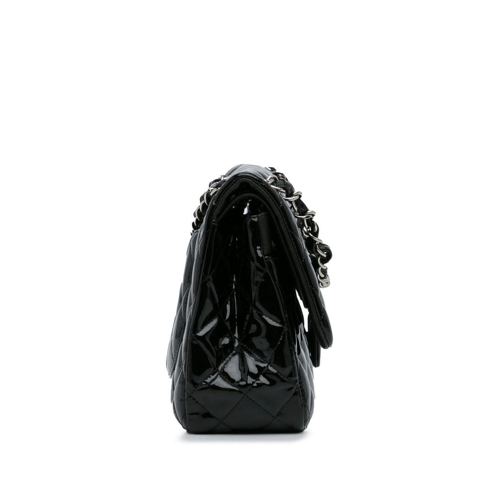 Chanel Jumbo Classic Patent Double Flap (SHG-88VGAj)