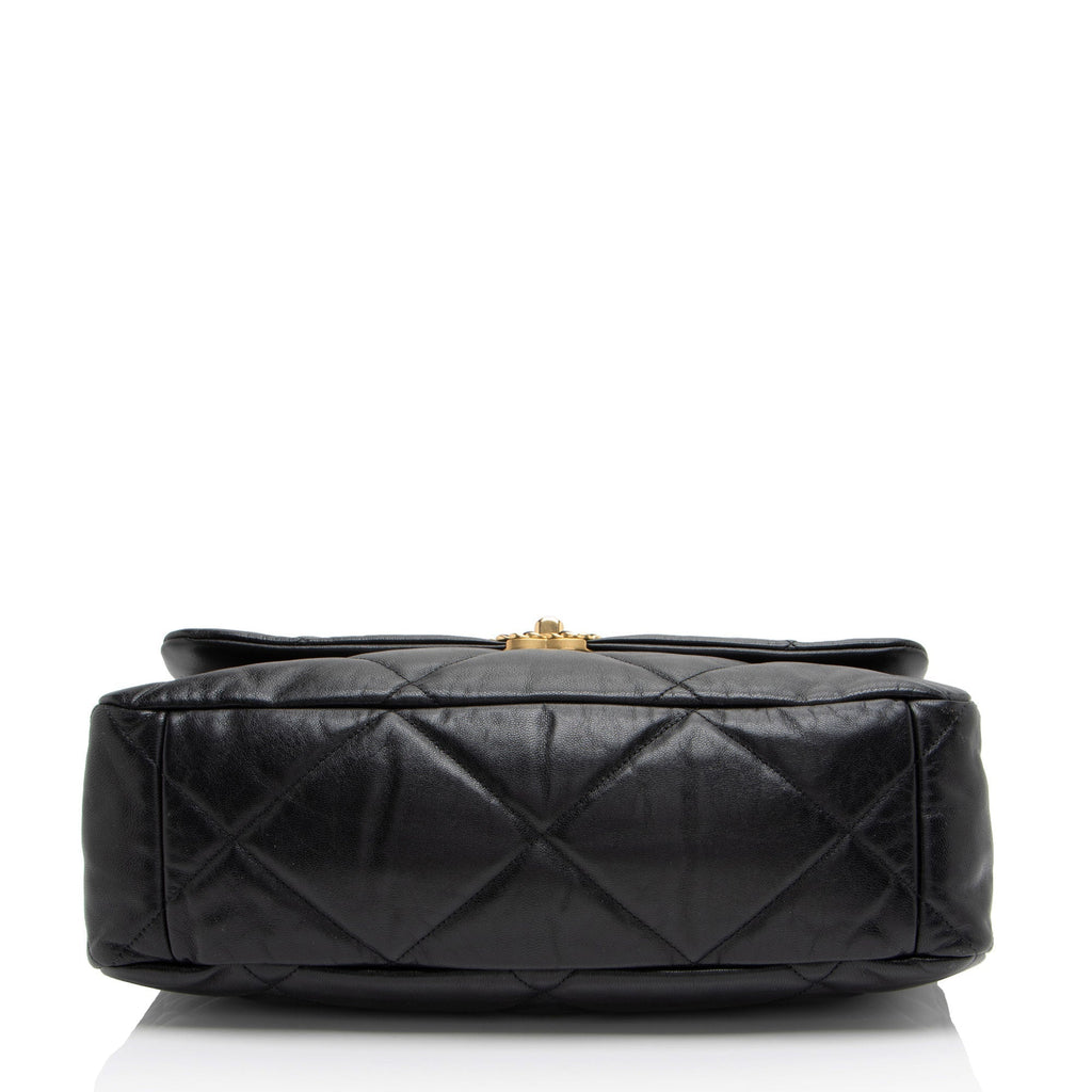 Chanel Lambskin 19 Maxi Flap Shoulder Bag
