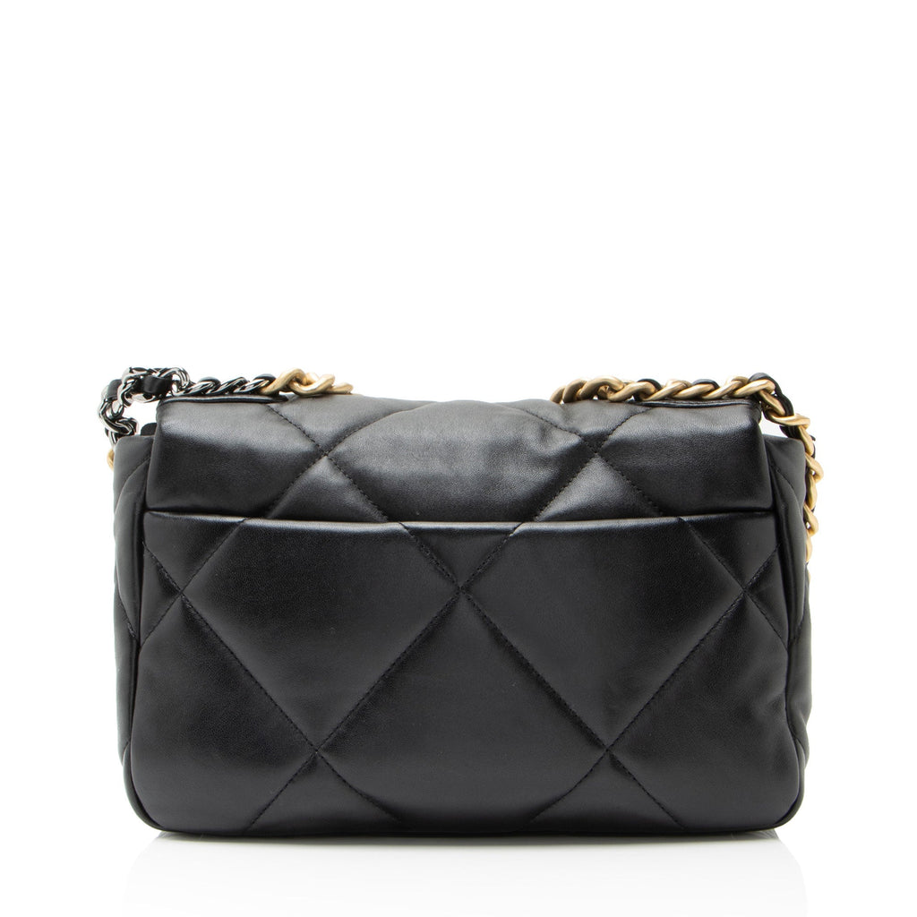 Chanel Lambskin 19 Medium Flap Shoulder Bag
