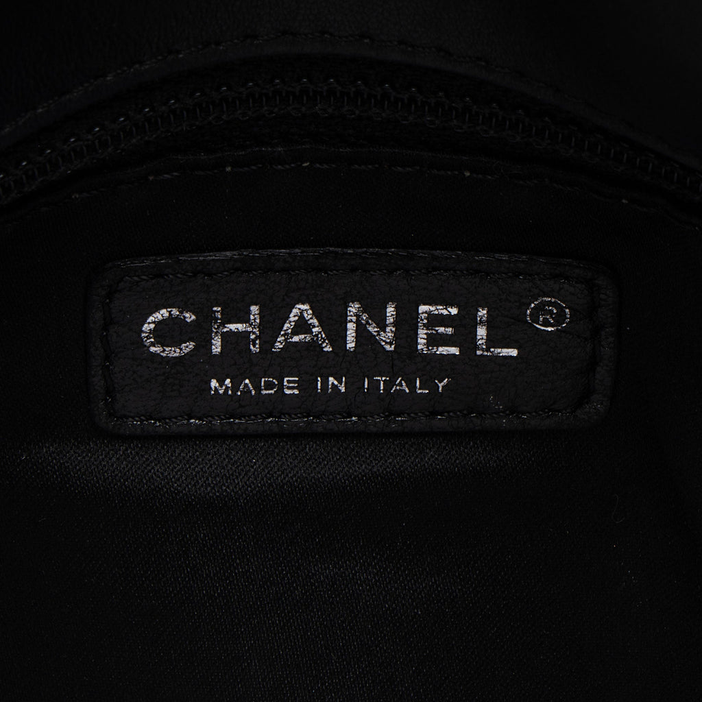 Chanel Lambskin 3 Accordion Maxi Flap Bag