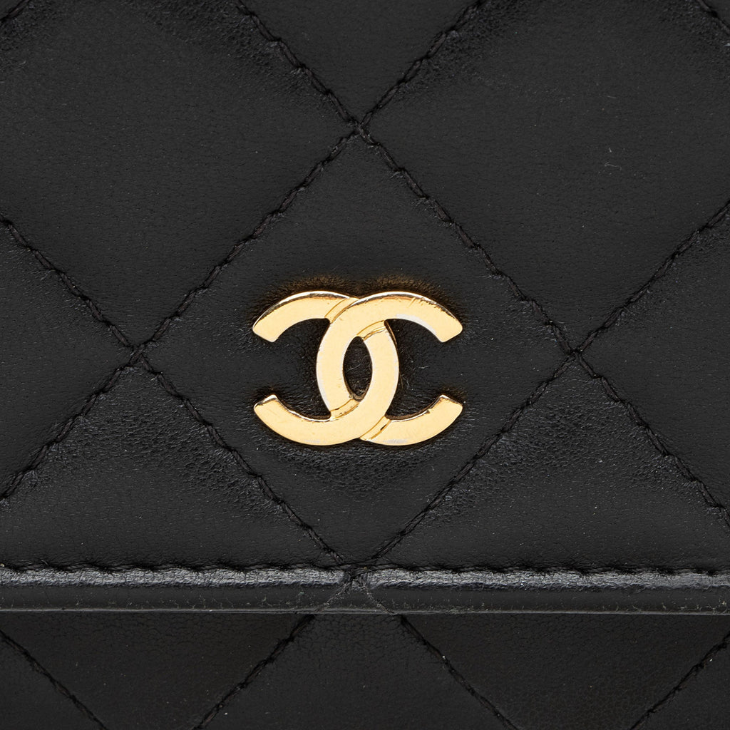 Chanel Lambskin Classic Wallet on Chain