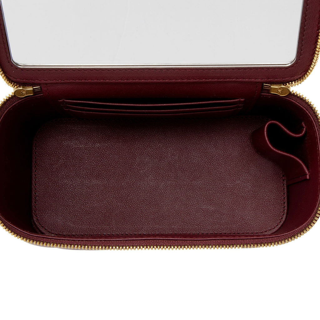 Chanel Lambskin Coco Hearts Small Vanity Case