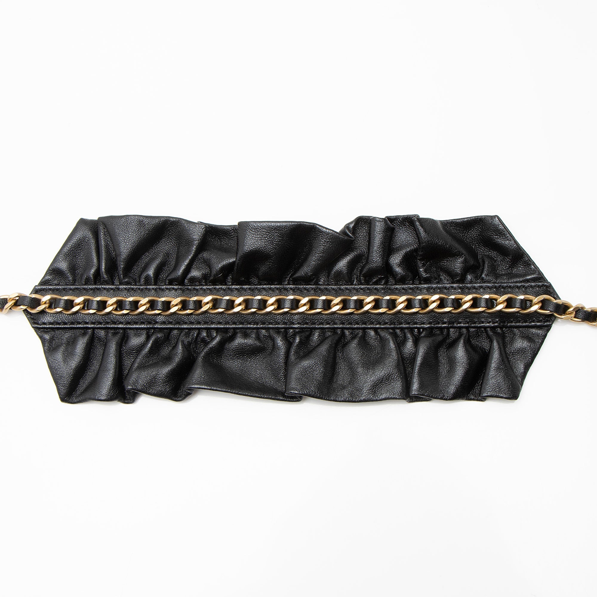 Chanel Lambskin Romance Mini Wallet on Chain