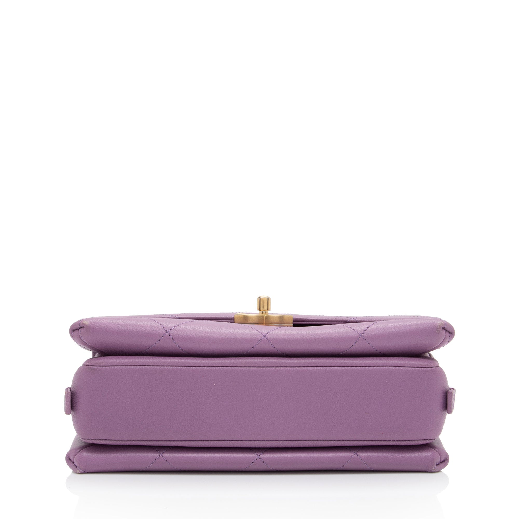 Chanel Lambskin Sleek & Chic Small Flap Bag (SHF-UMzeA2)